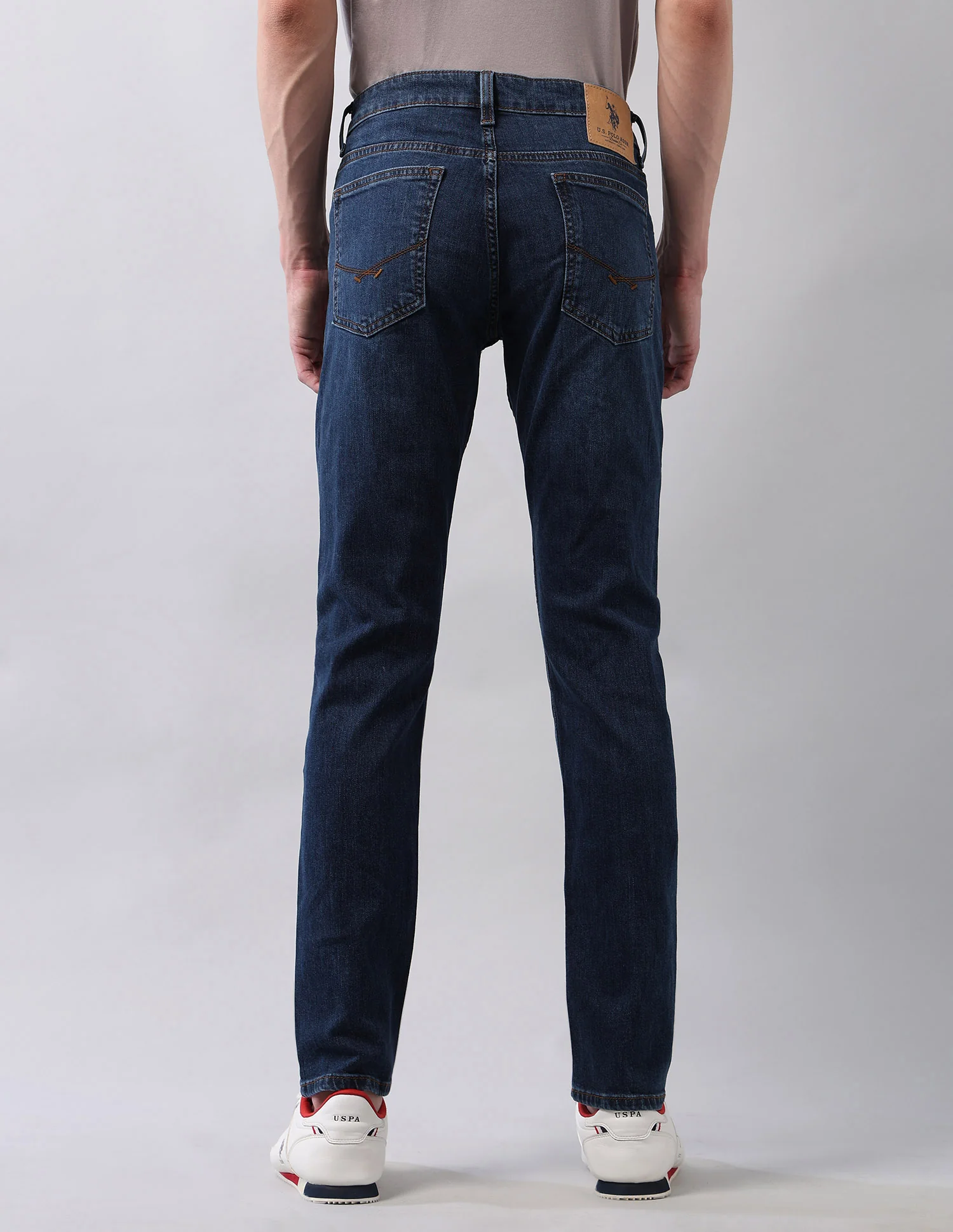 Brandon Slim Tapered Fit Blue Jeans - Image 5