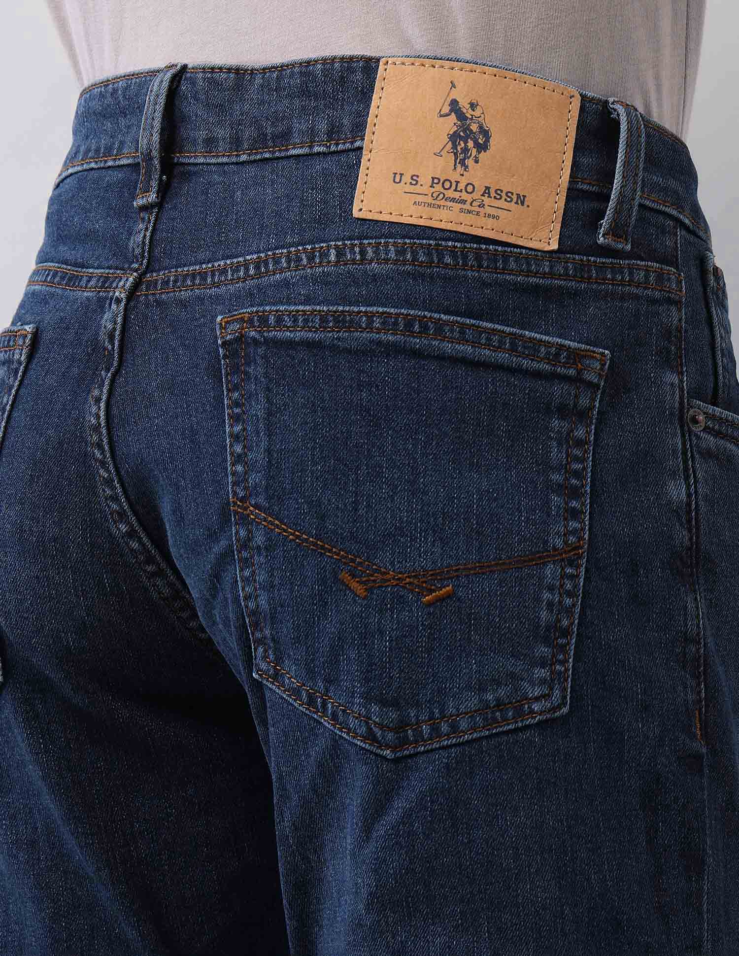 Brandon Slim Tapered Fit Blue Jeans - Image 8
