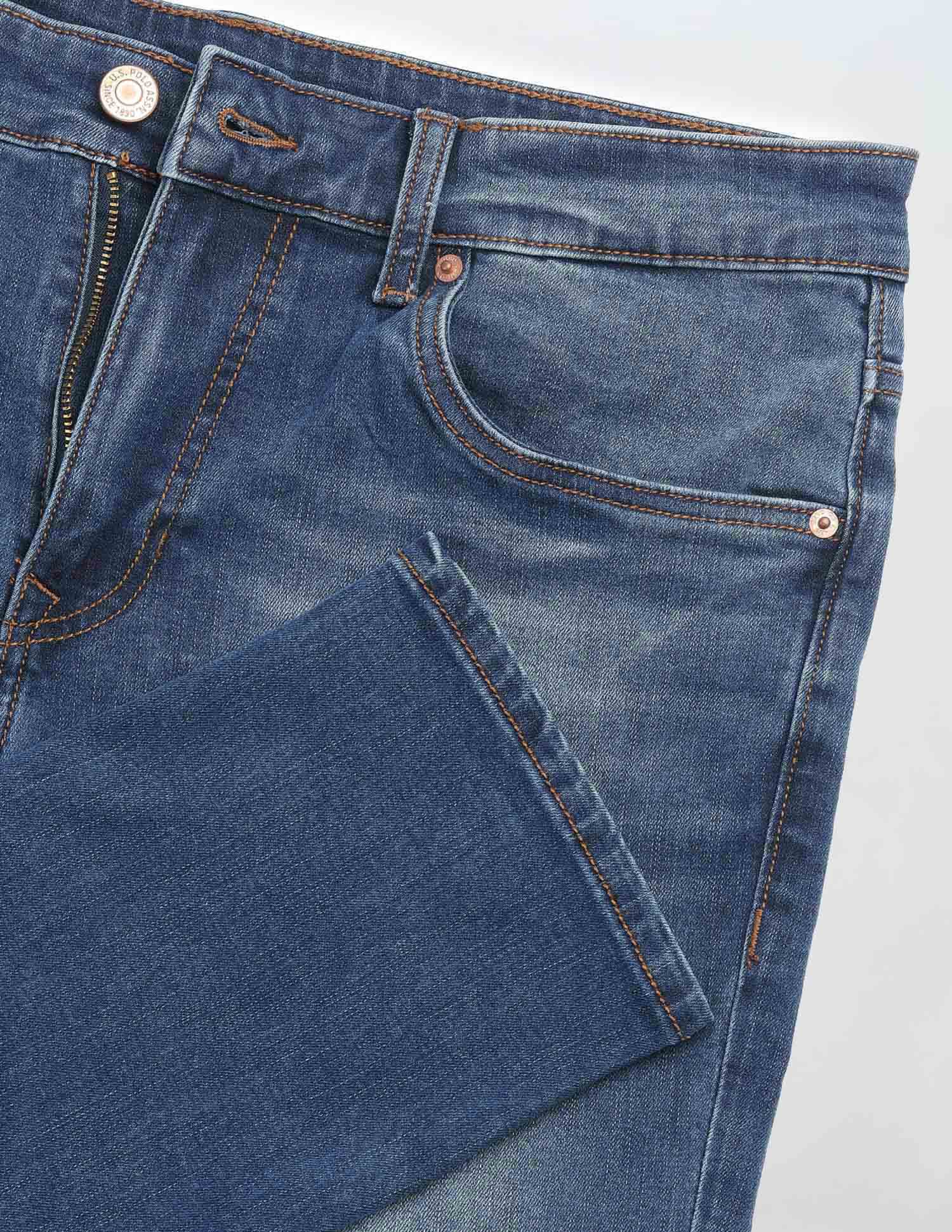 Brandon Slim Tapered Fit Blue Jeans - Image 2