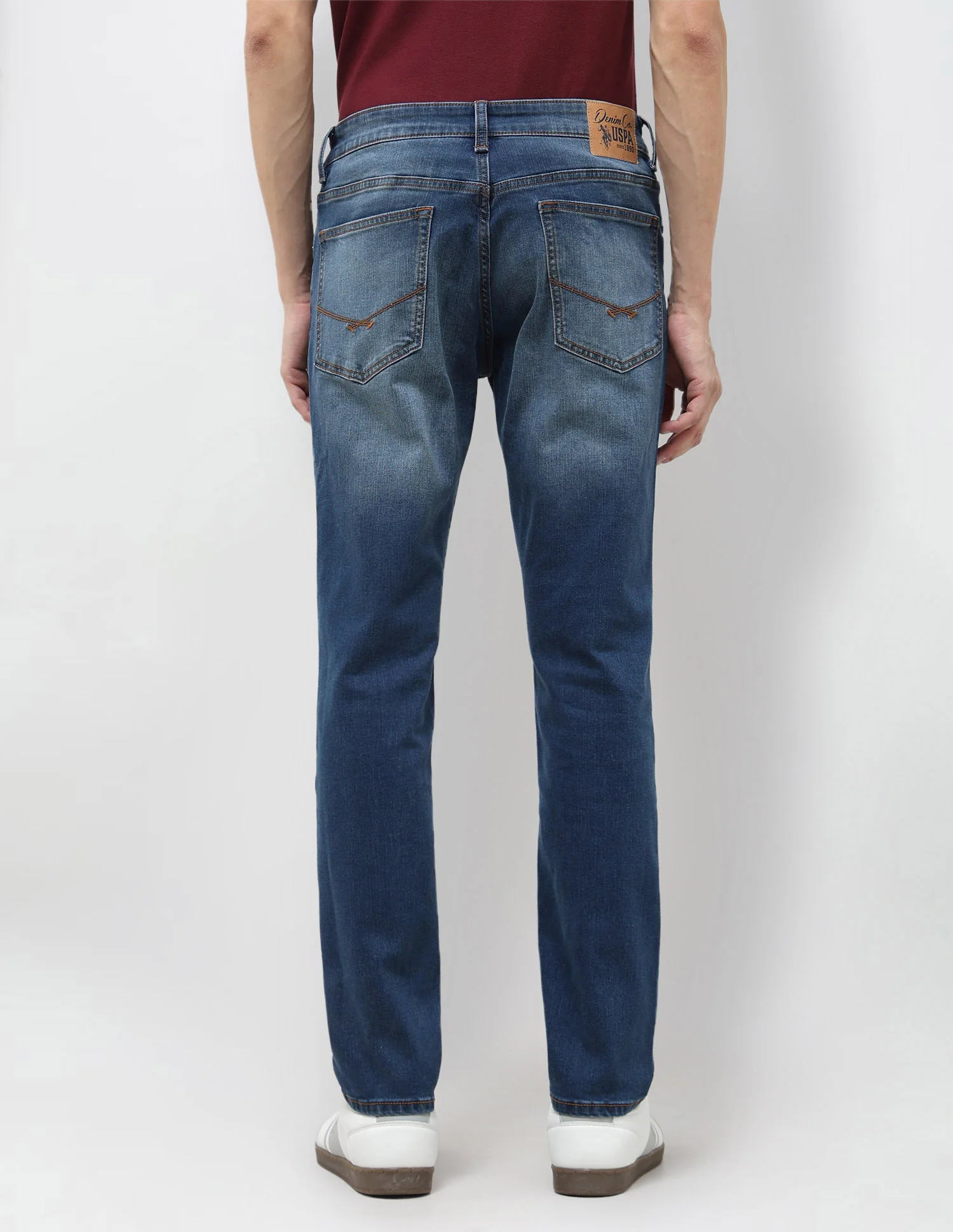 Brandon Slim Tapered Fit Blue Jeans - Image 5