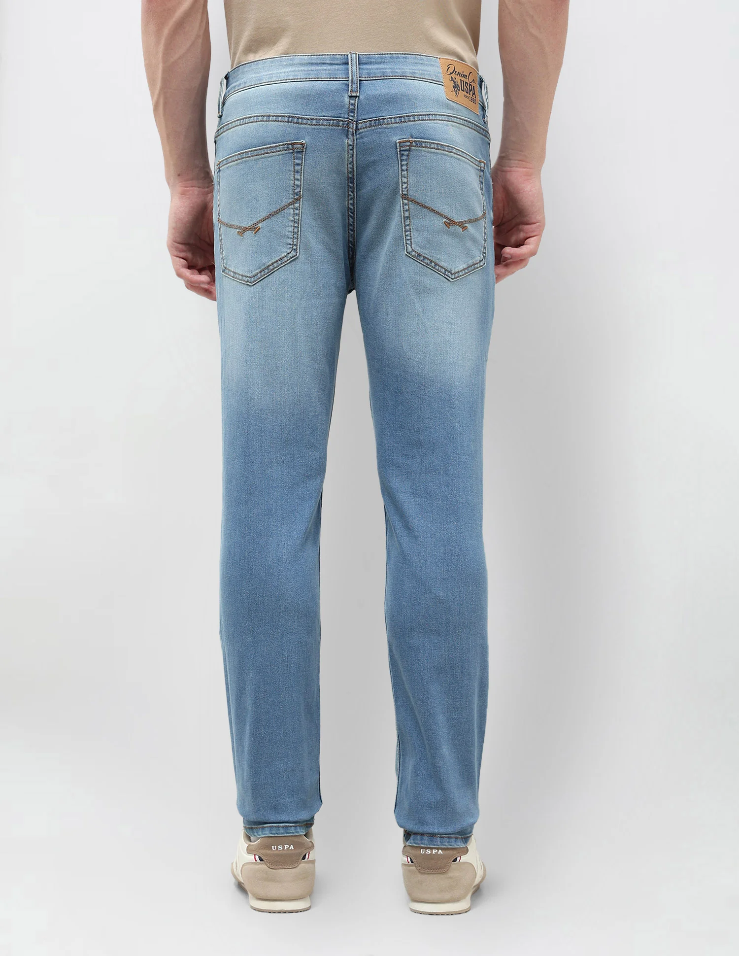 Brandon Slim Tapered Fit Blue Jeans - Image 5