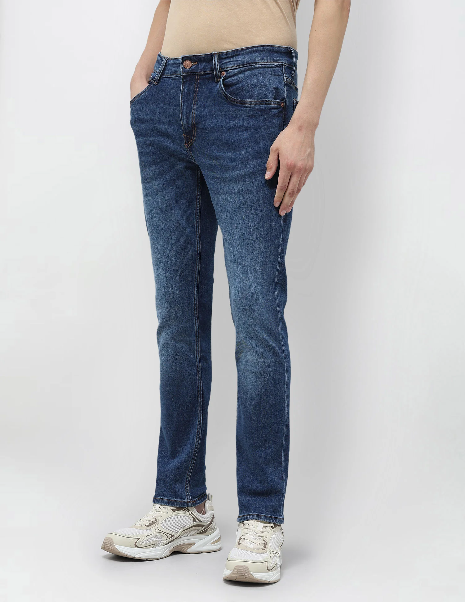 Brandon Slim-Tapered Fit Blue Jeans - Image 4
