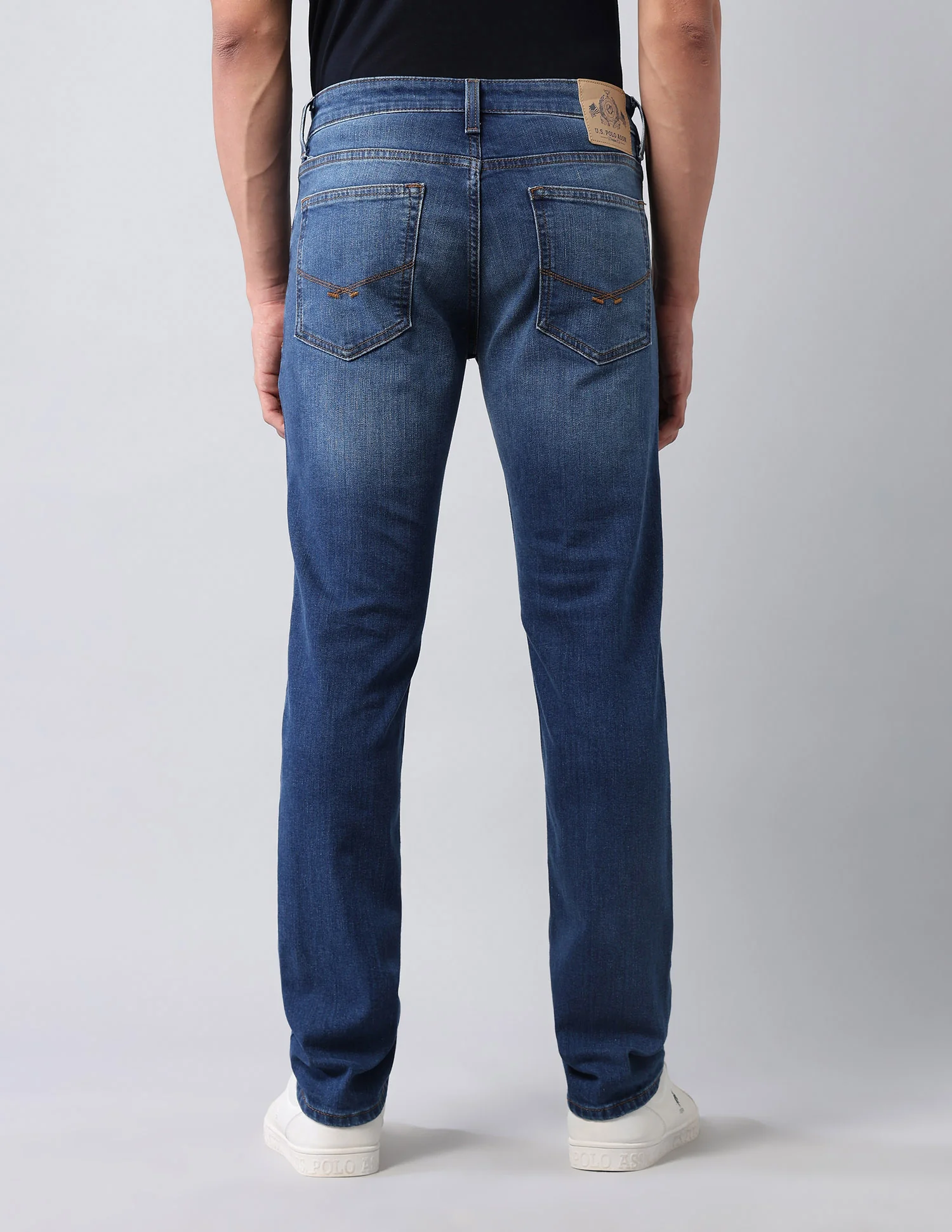 Brandon Slim Tapered Fit Blue Jeans - Image 5