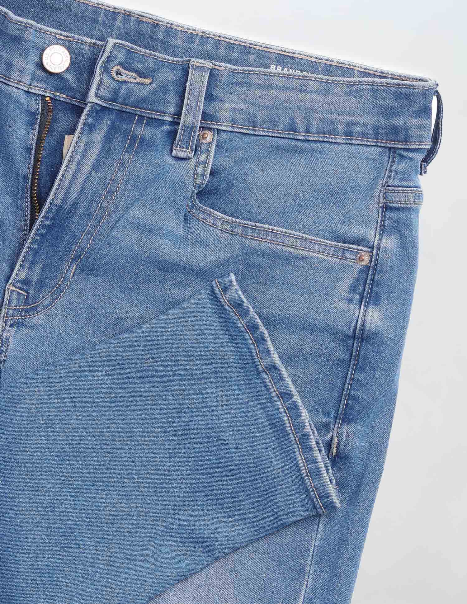 Brandon Slim Tapered Fit Blue Jeans - Image 2