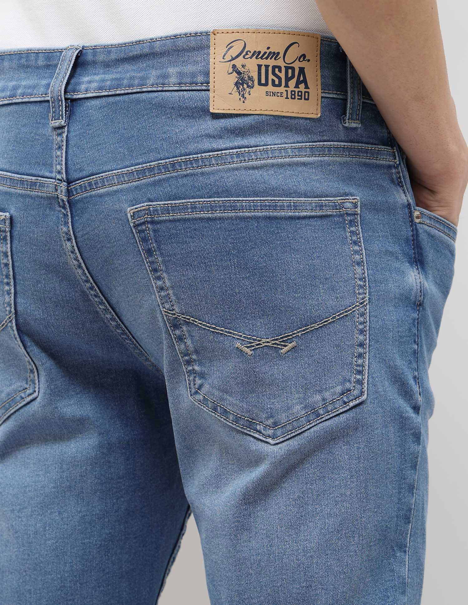 Brandon Slim Tapered Fit Blue Jeans - Image 8