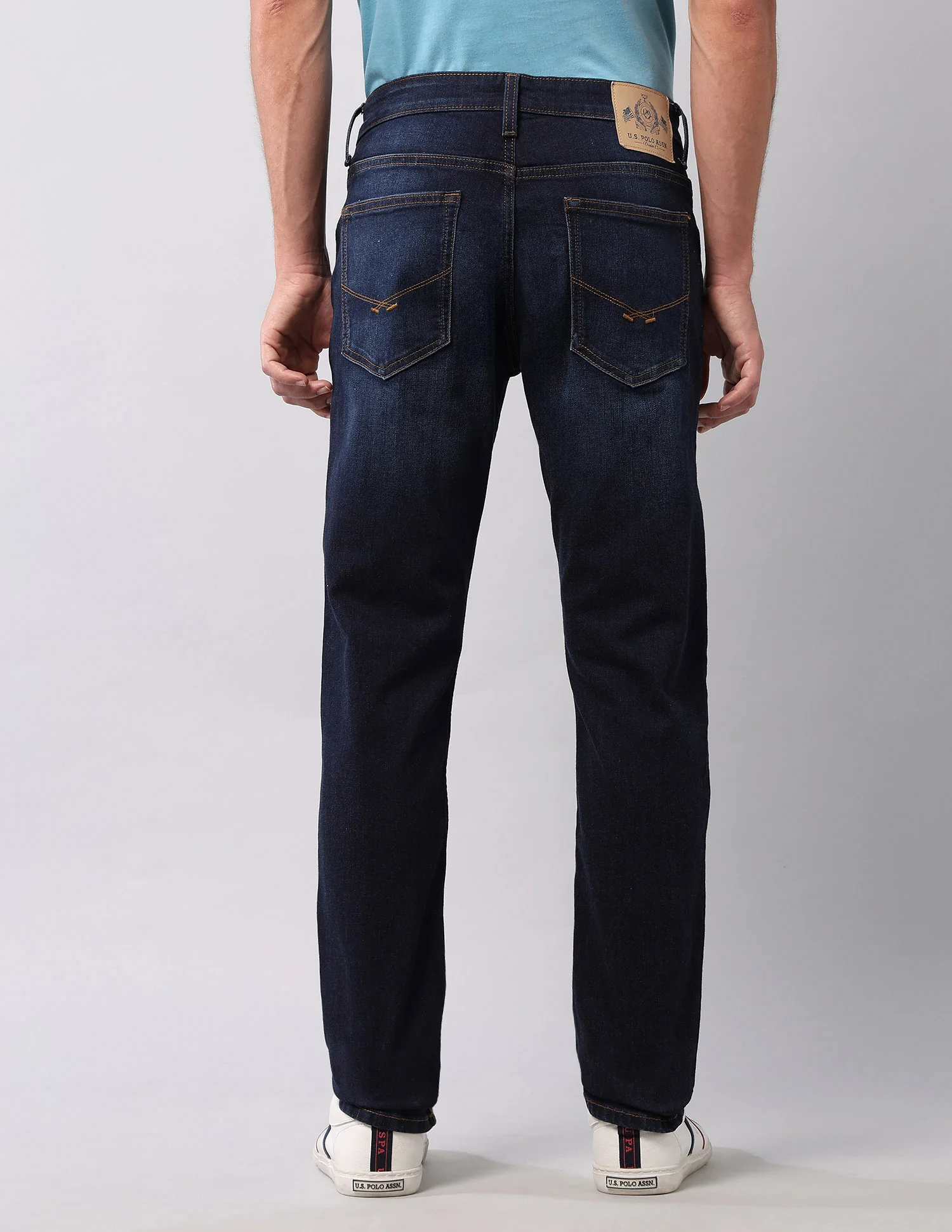 Brandon Slim Tapered Fit Blue Jeans - Image 5