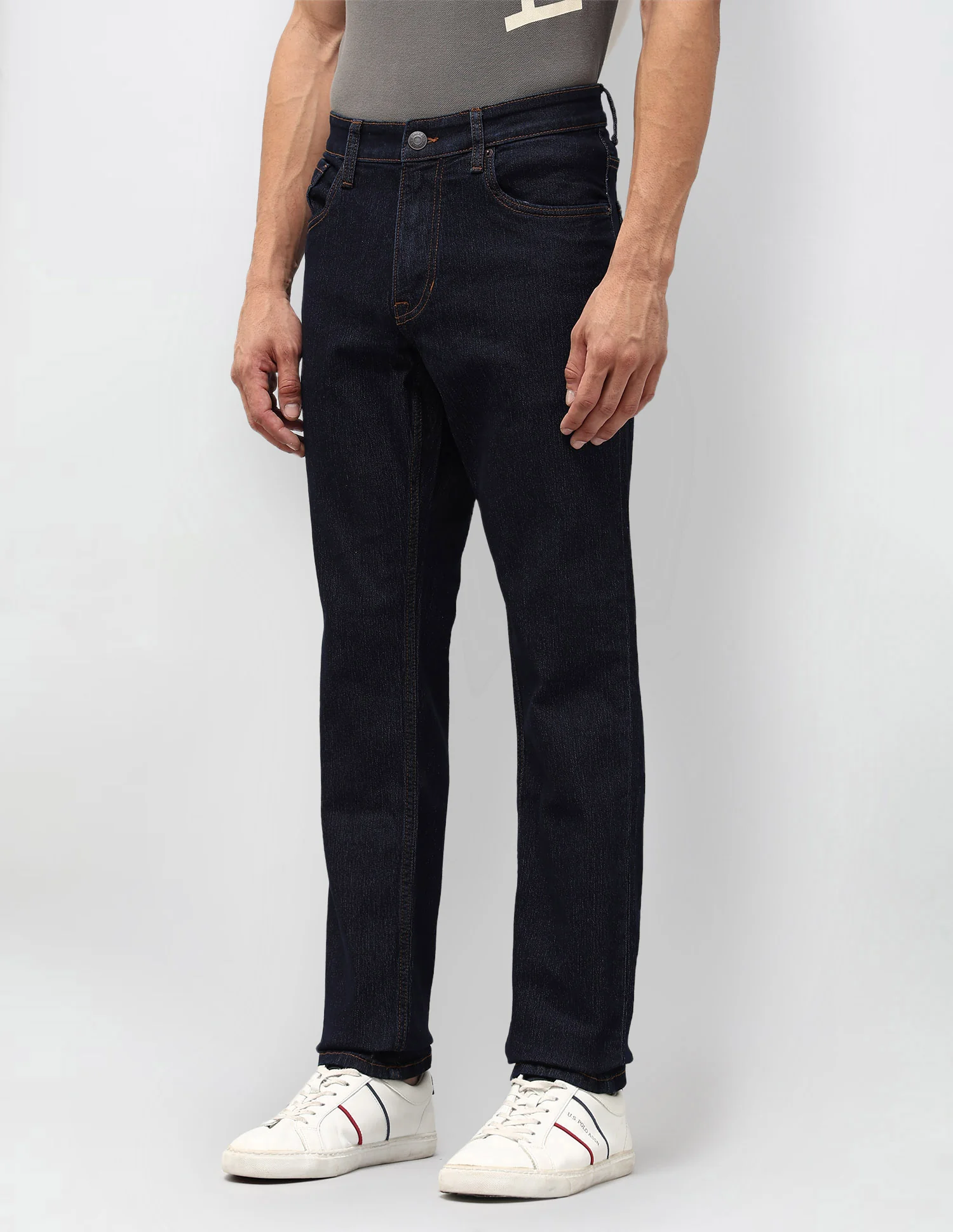 Brandon Slim Tapered Fit Blue Jeans - Image 4
