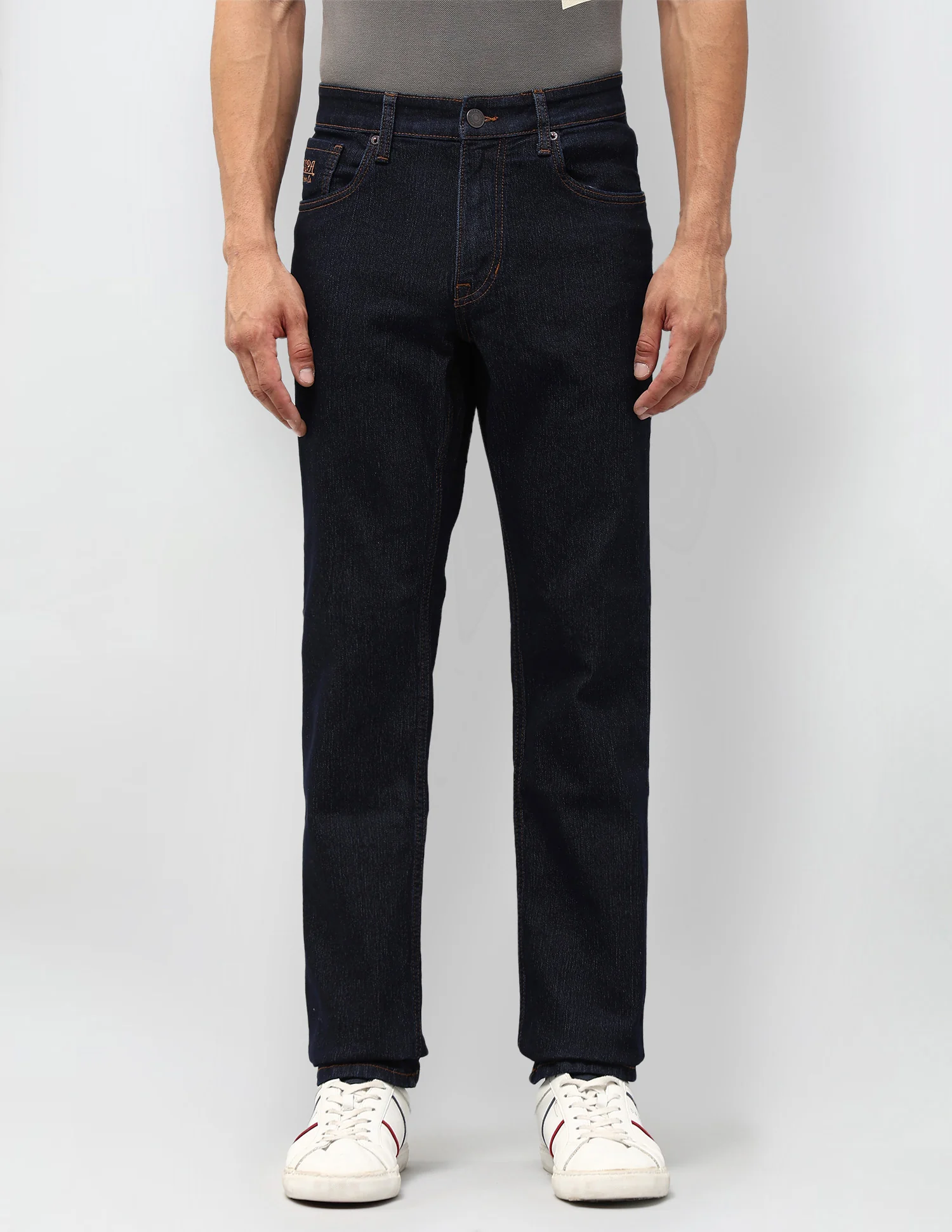 Brandon Slim Tapered Fit Blue Jeans - Image 6