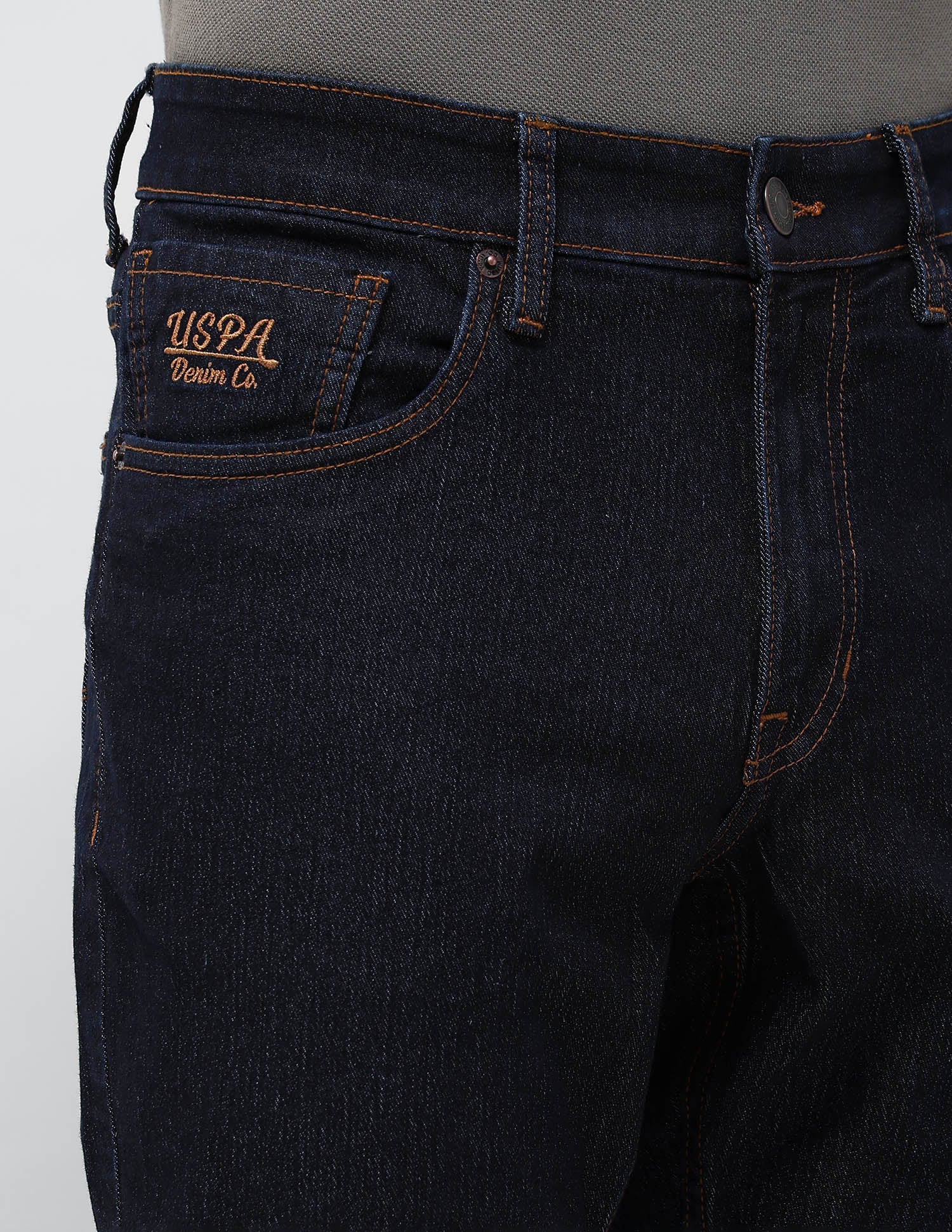 Brandon Slim Tapered Fit Blue Jeans - Image 7