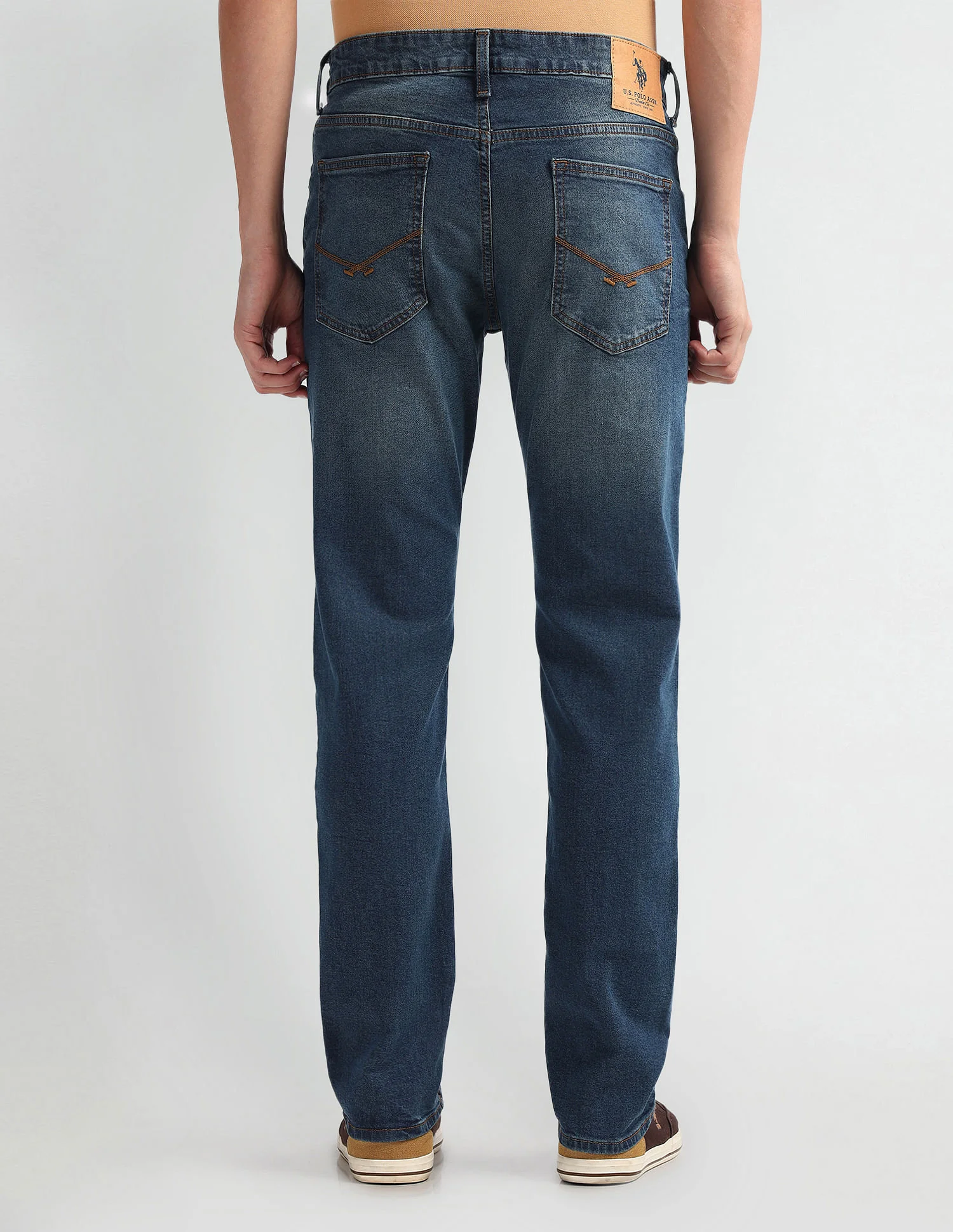 Brandon Slim Tapered Fit Blue Jeans - Image 5