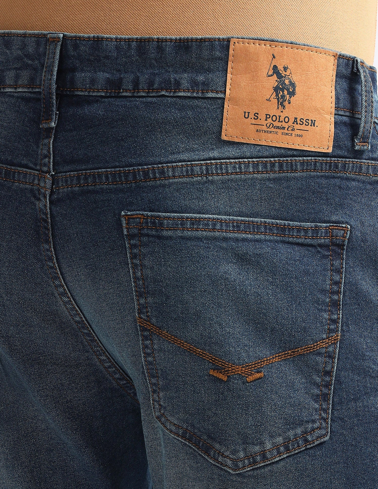 Brandon Slim Tapered Fit Blue Jeans - Image 8