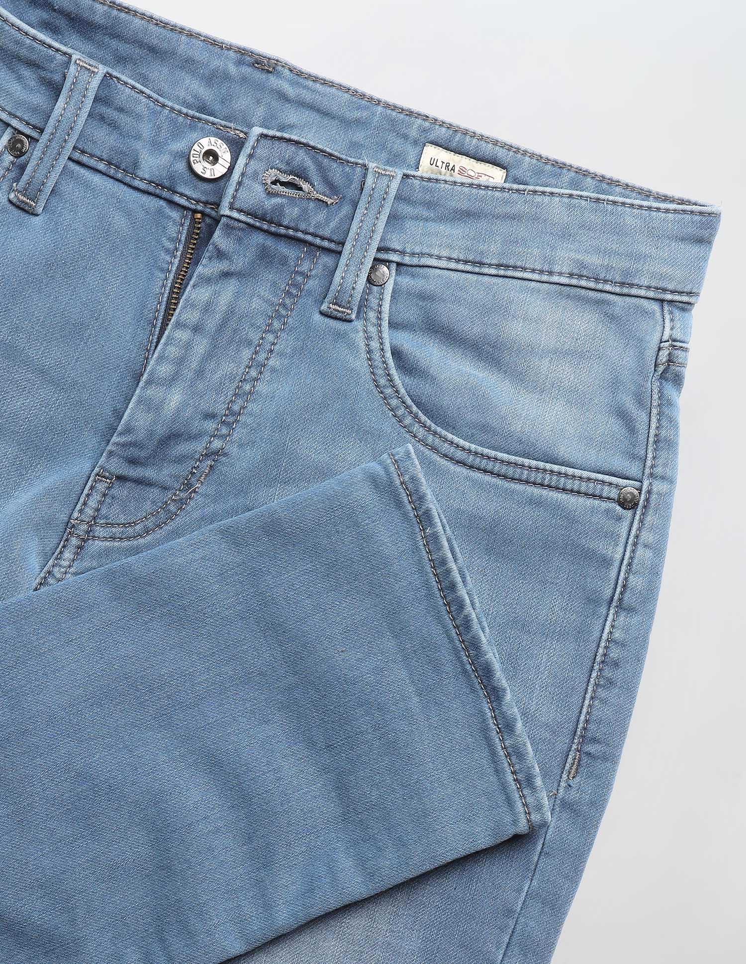 Brandon Slim Tapered Fit Blue Jeans - Image 2