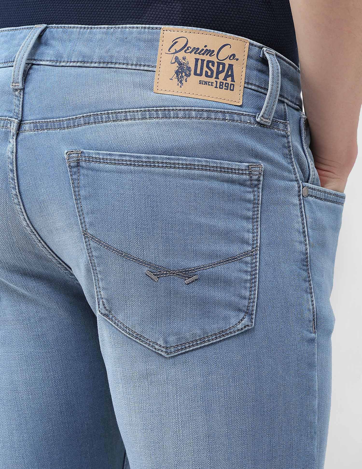 Brandon Slim Tapered Fit Blue Jeans - Image 8
