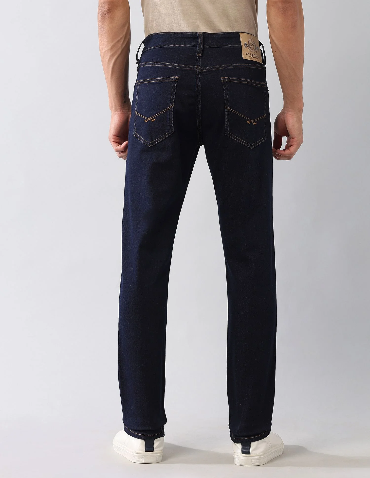 Brandon Slim Tapered Fit Blue Jeans - Image 5