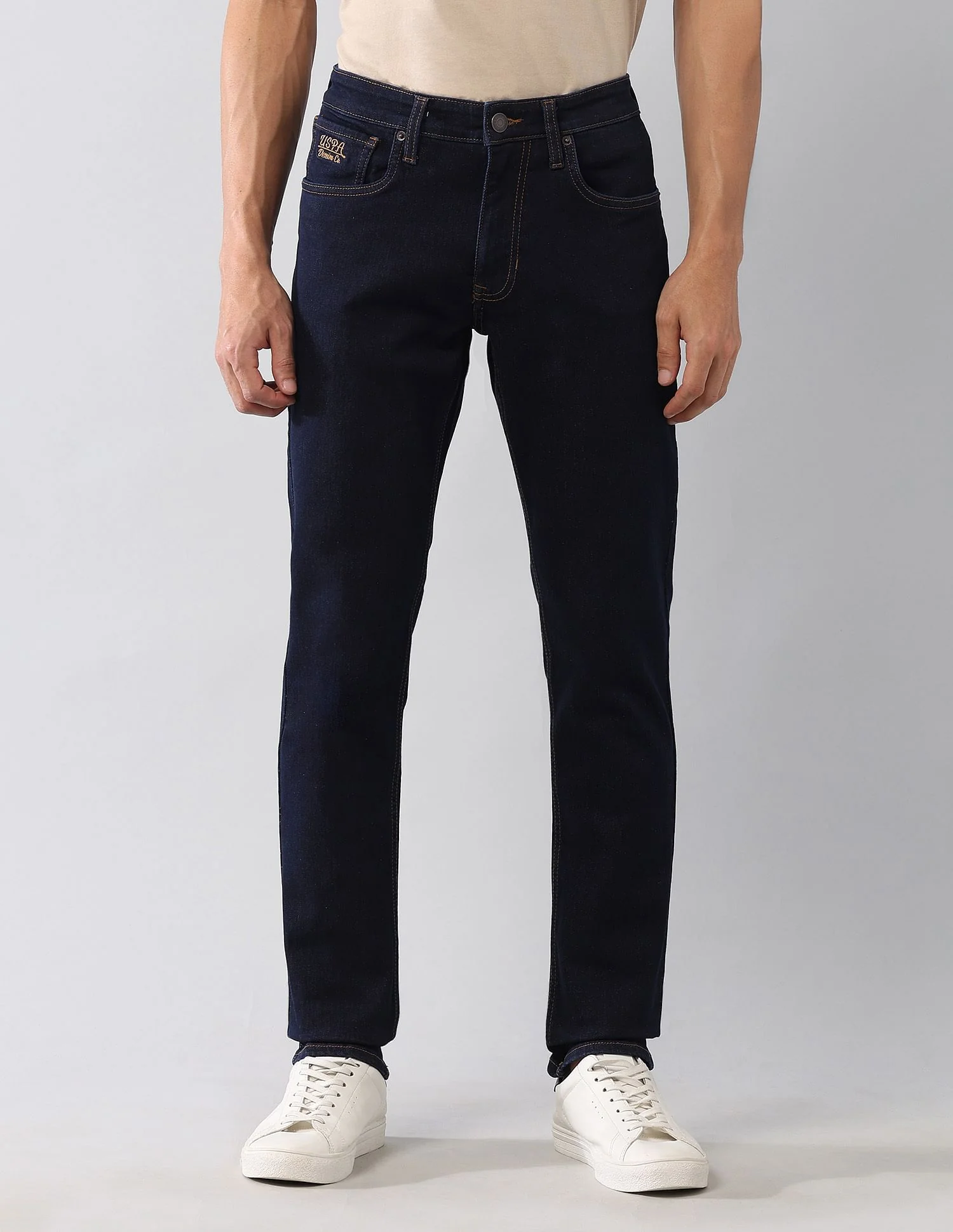 Brandon Slim Tapered Fit Blue Jeans - Image 6