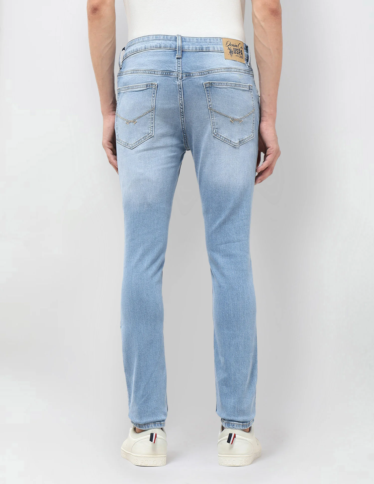 Brandon Slim Tapered Fit Blue Jeans - Image 5