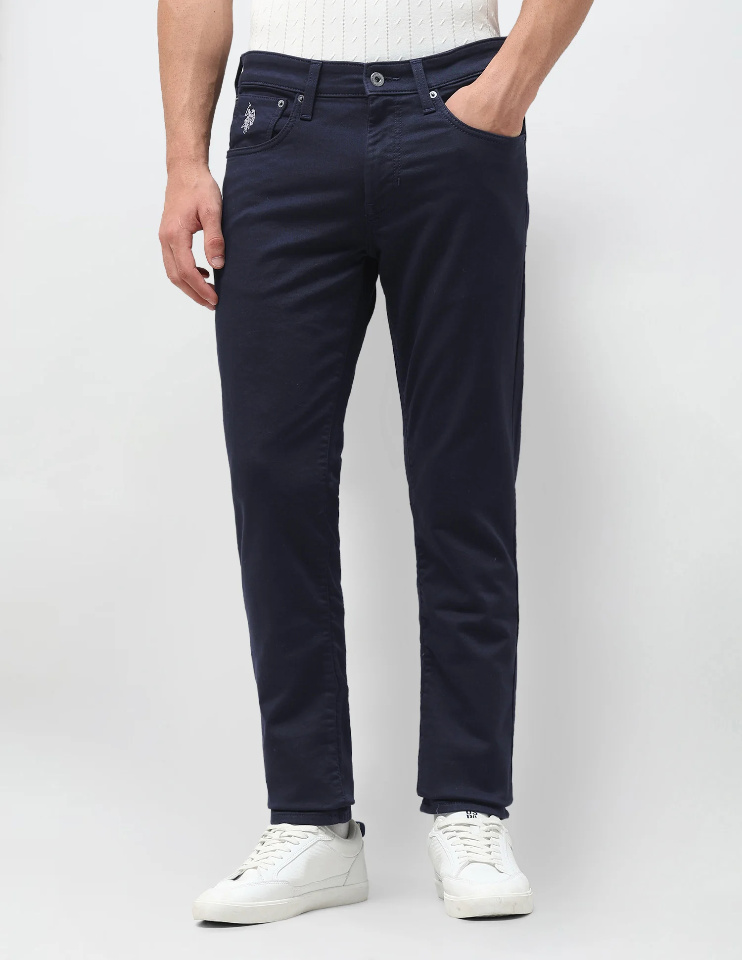 Brandon Slim Tapered Fit Blue Jeans - Image 6
