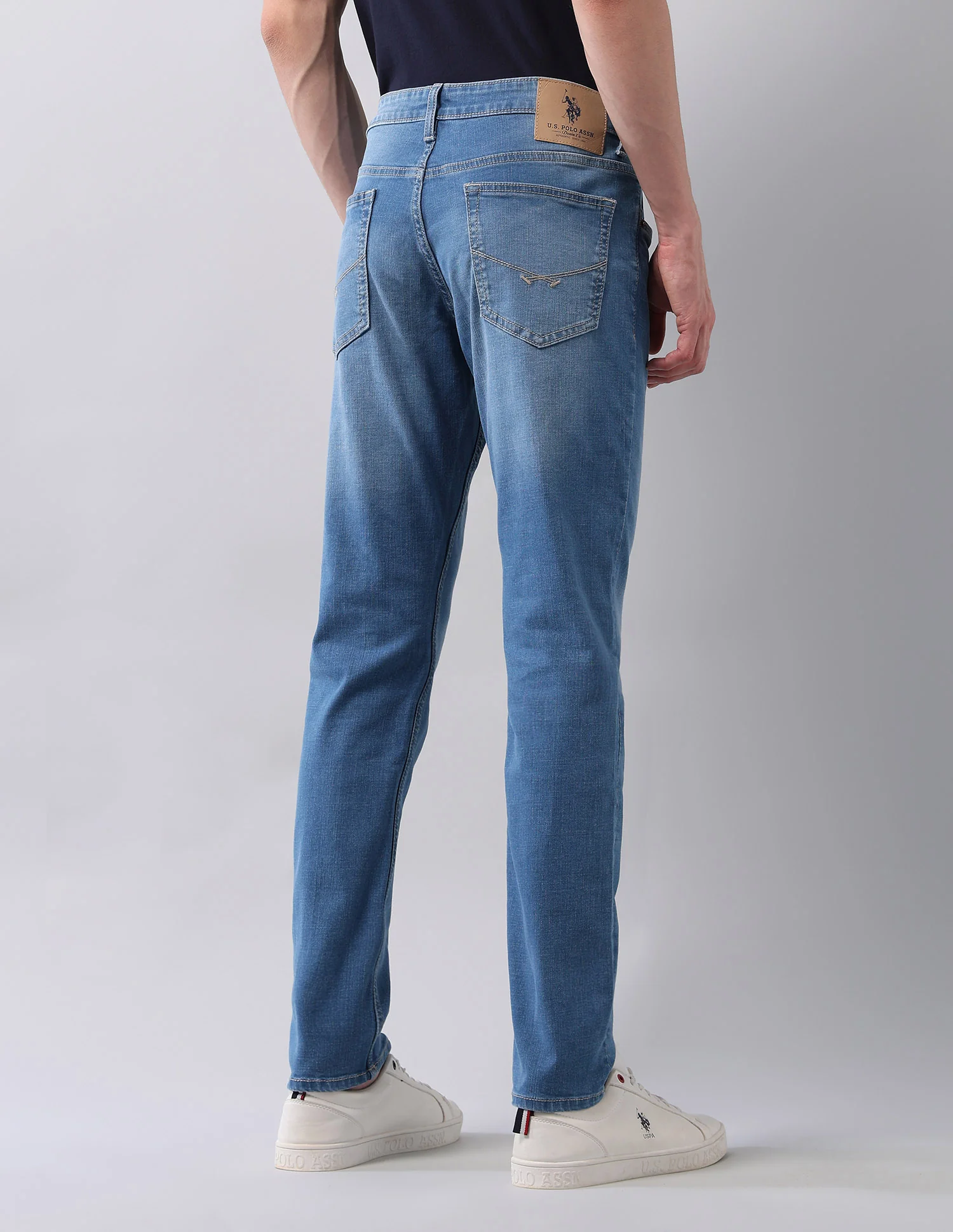 Brandon Slim Tapered Fit Blue Jeans - Image 5