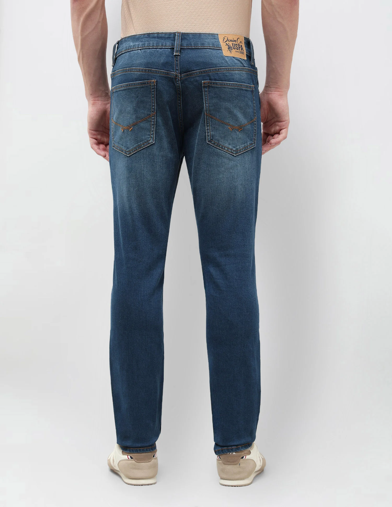 Brandon Slim Tapered Fit Blue Jeans - Image 5