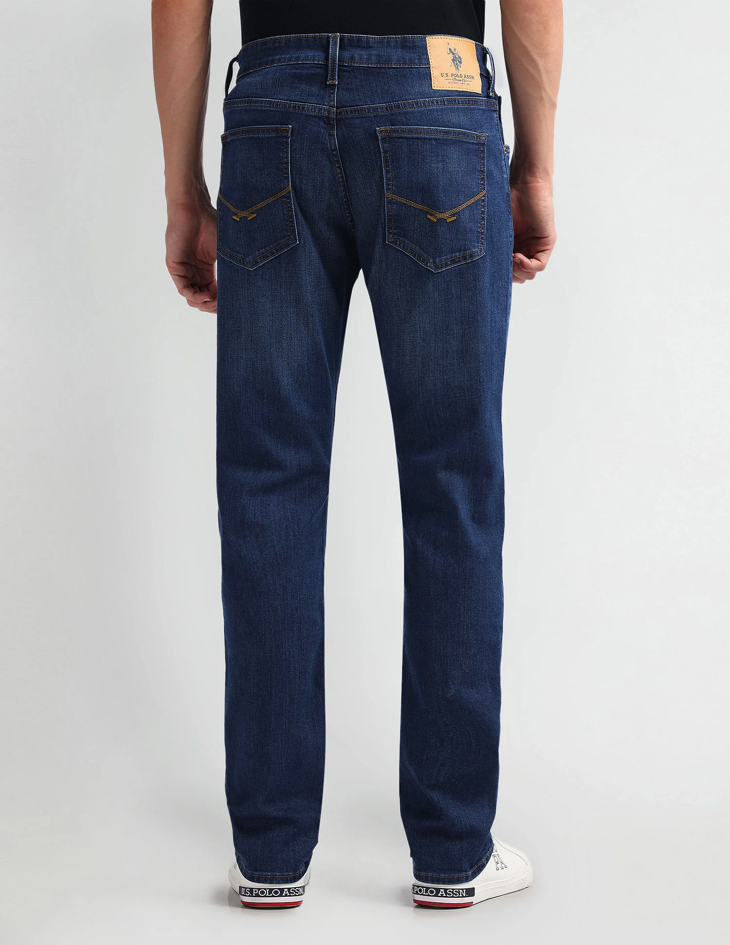 Brandon Slim Tapered Fit Blue Jeans - Image 5