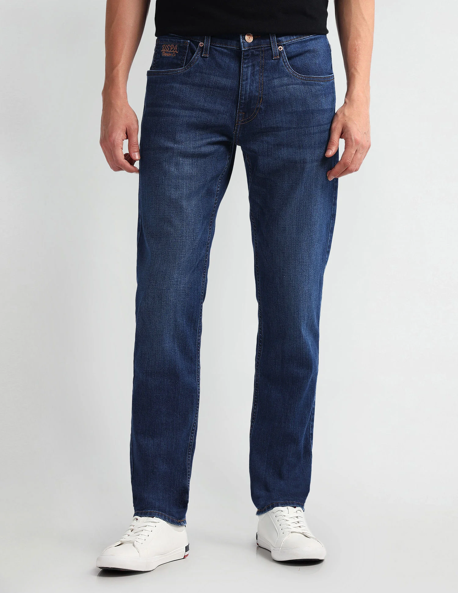 Brandon Slim Tapered Fit Blue Jeans - Image 6