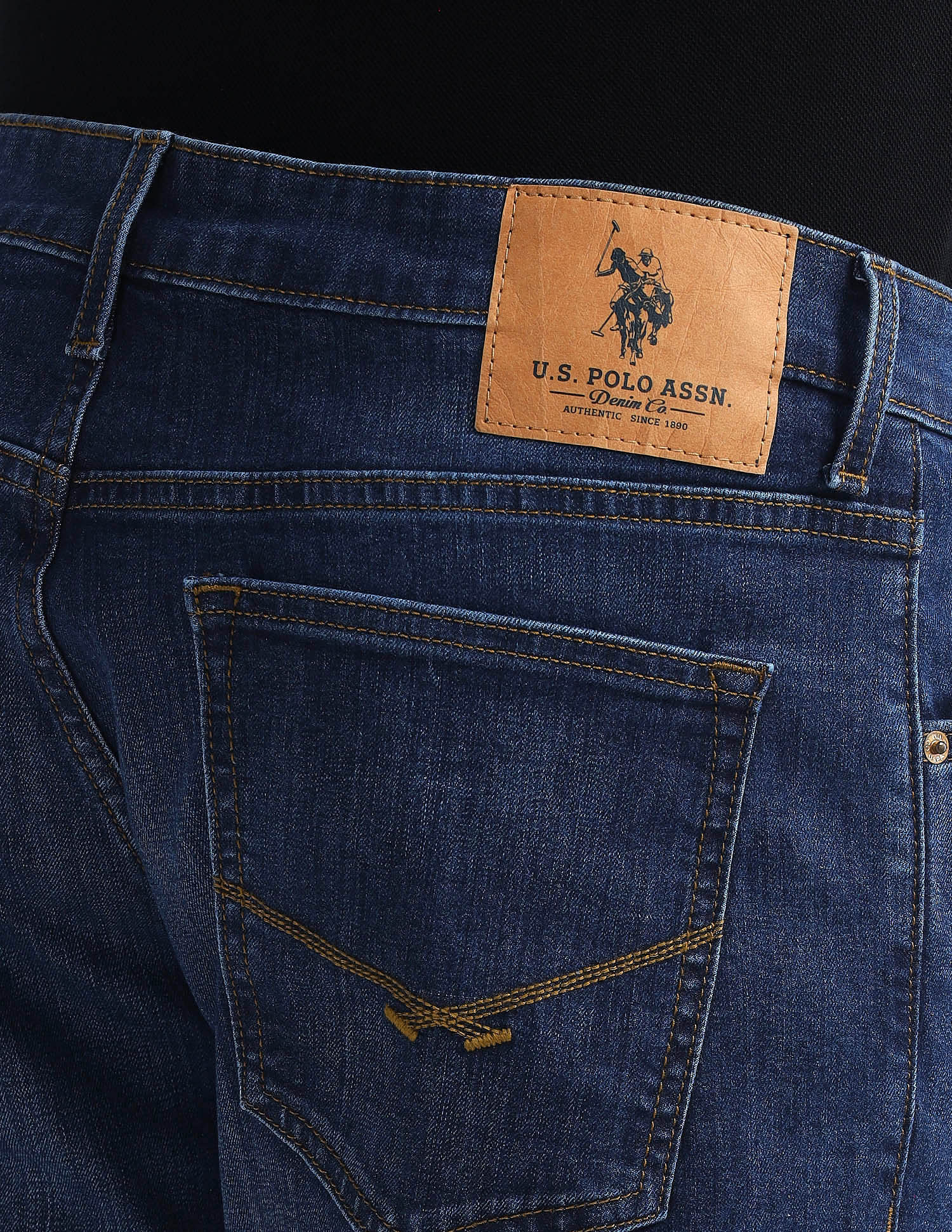 Brandon Slim Tapered Fit Blue Jeans - Image 8