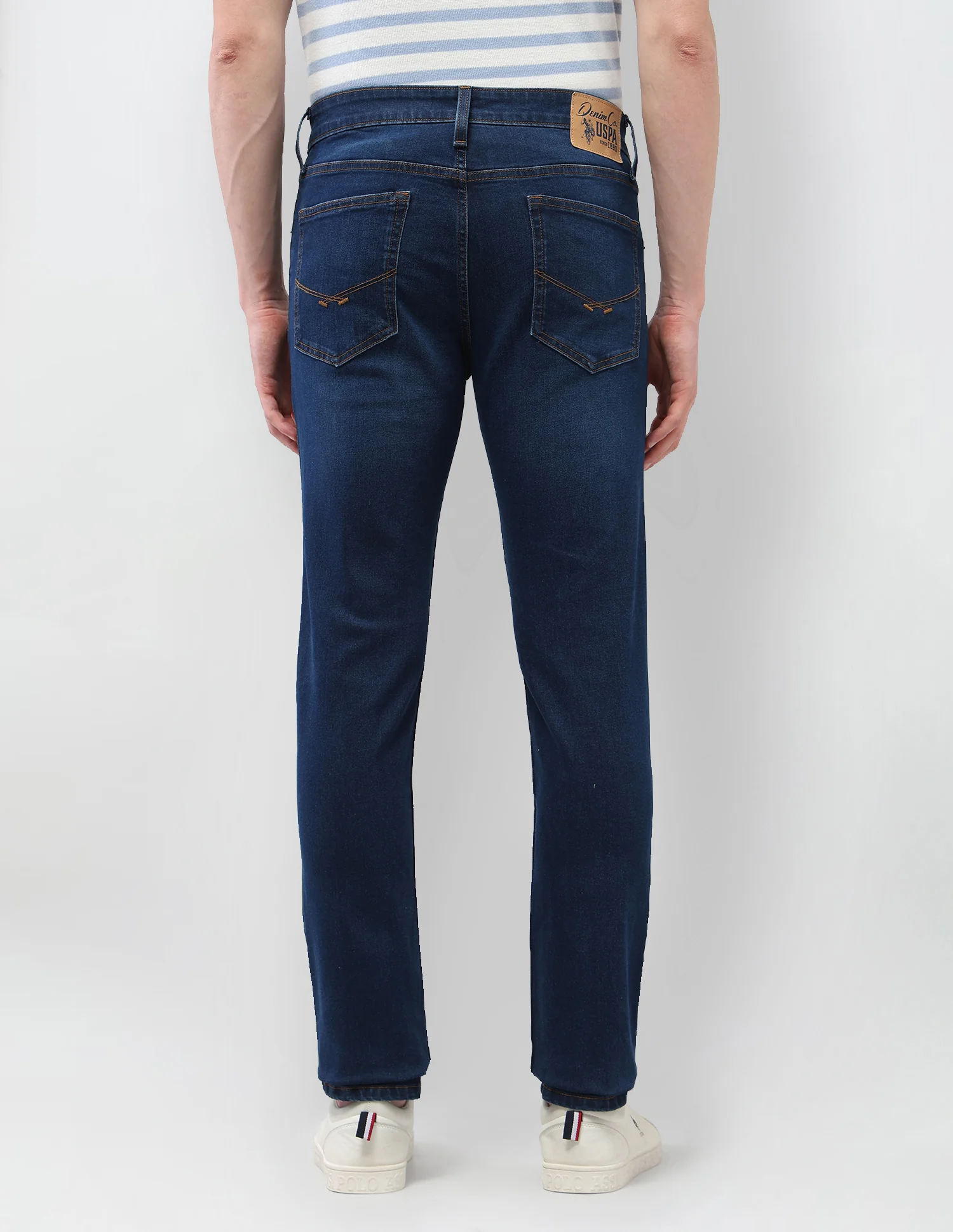 Brandon Slim Tapered Fit Blue Jeans - Image 5