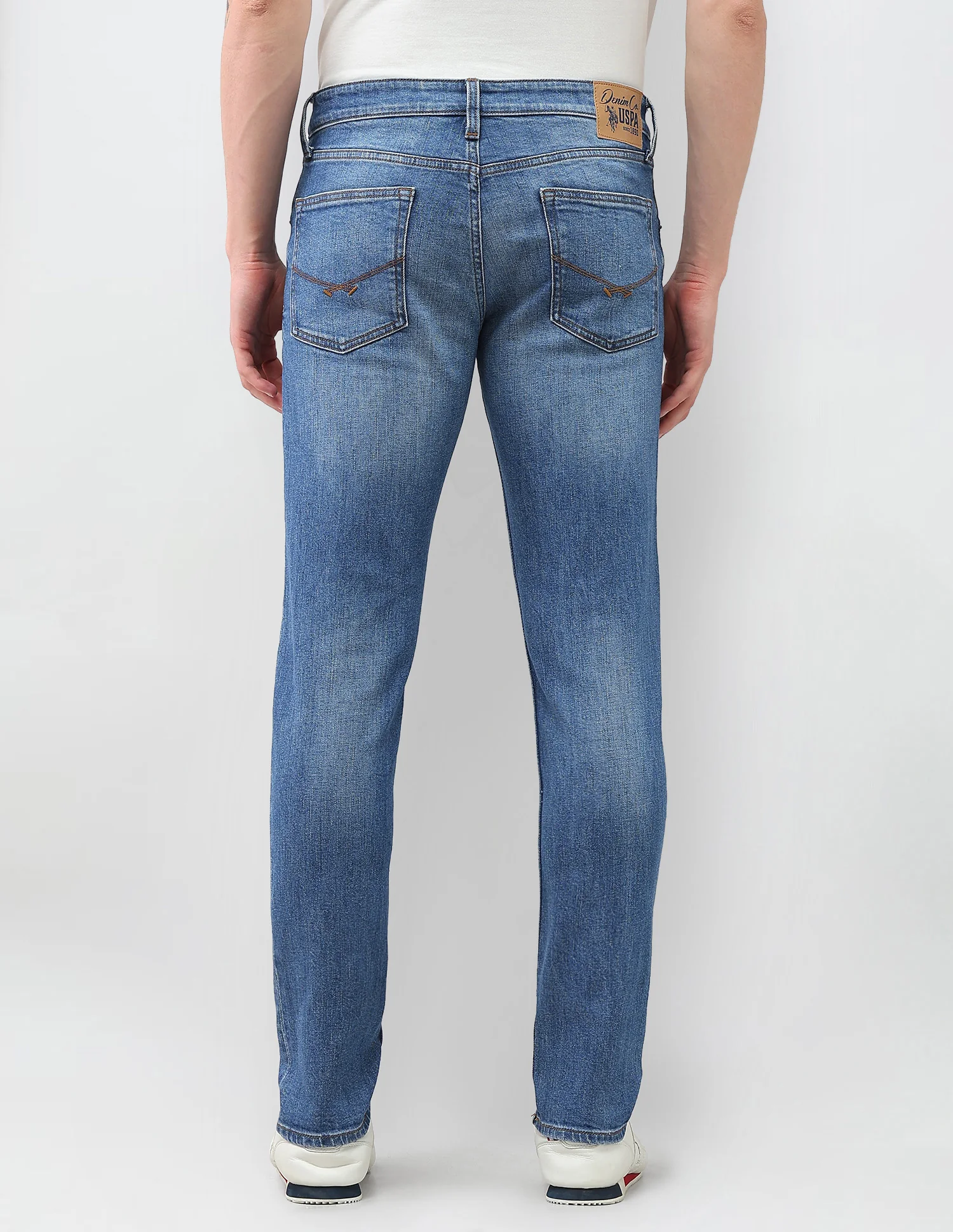 Brandon Slim Tapered Fit Blue Jeans - Image 5