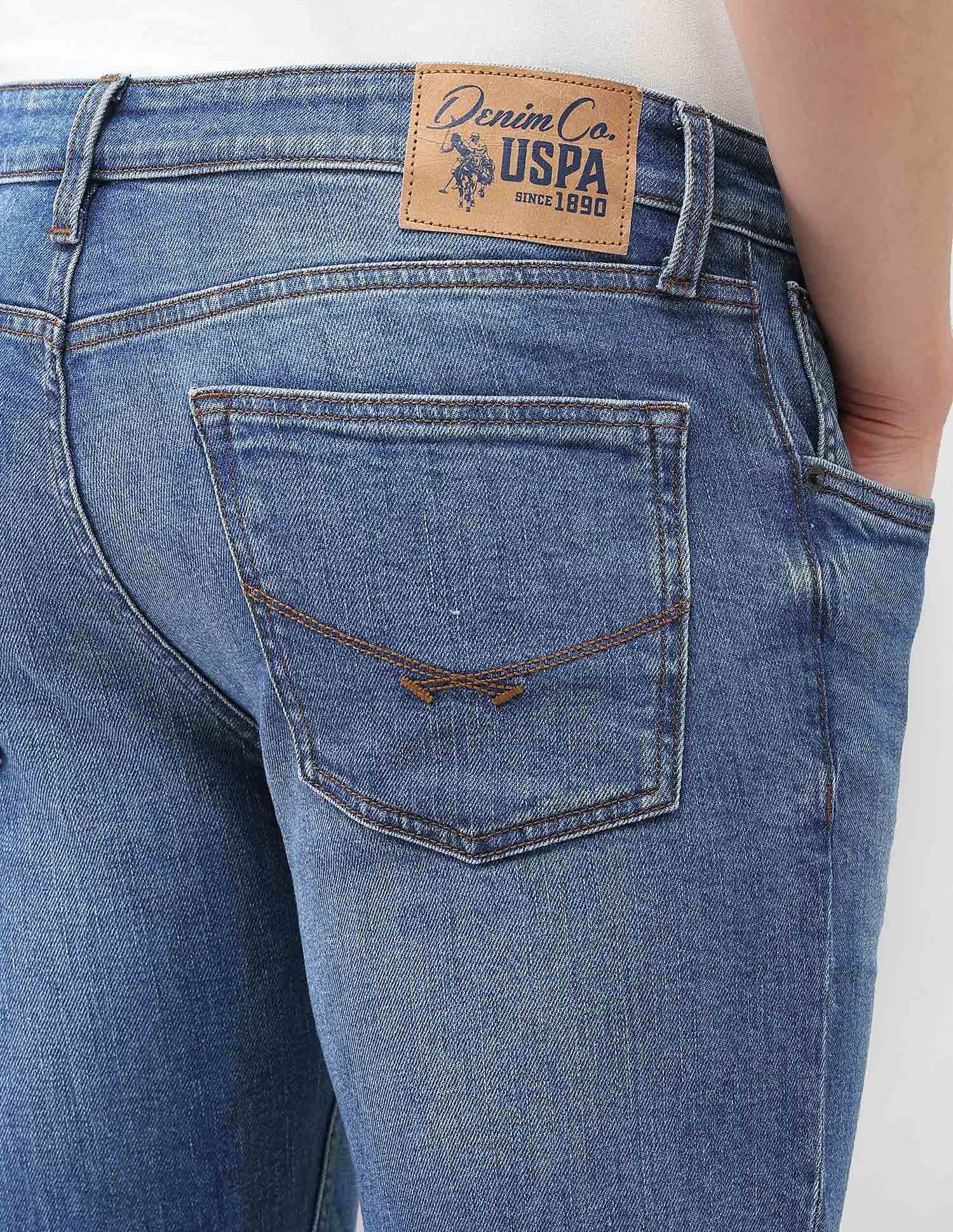 Brandon Slim Tapered Fit Blue Jeans - Image 8