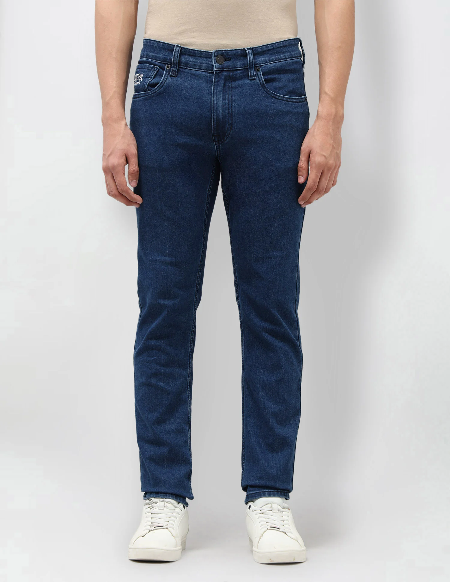 Brandon Slim Tapered Fit Blue Jeans - Image 6