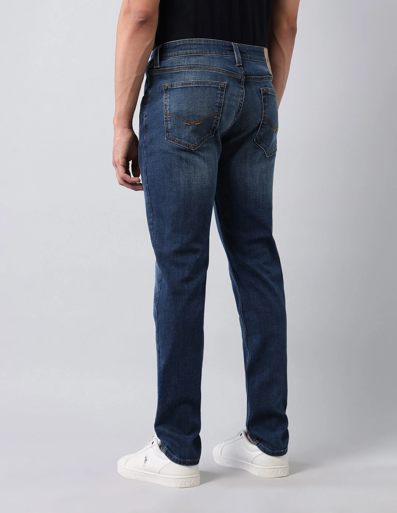 Brandon Slim Tapered Fit Blue Jeans - Image 5