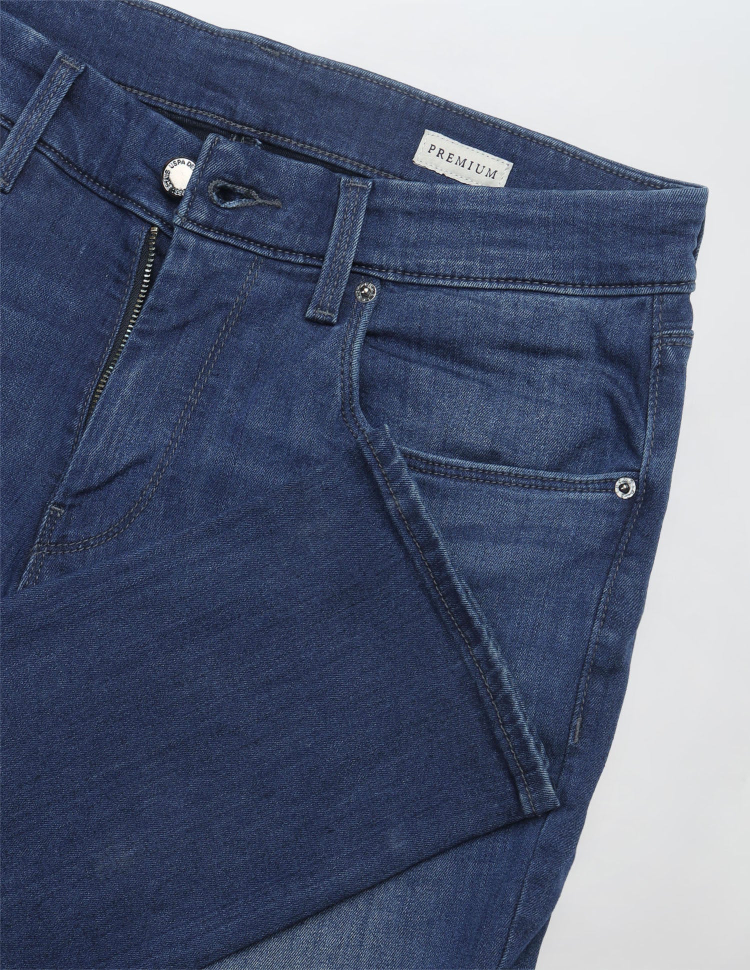 Brandon Slim Tapered Fit Blue Jeans - Image 2