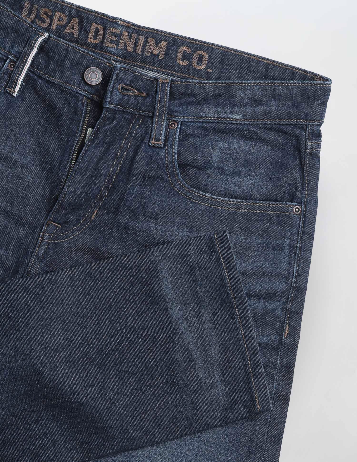 Brandon Slim Tapered Fit Blue Jeans - Image 2