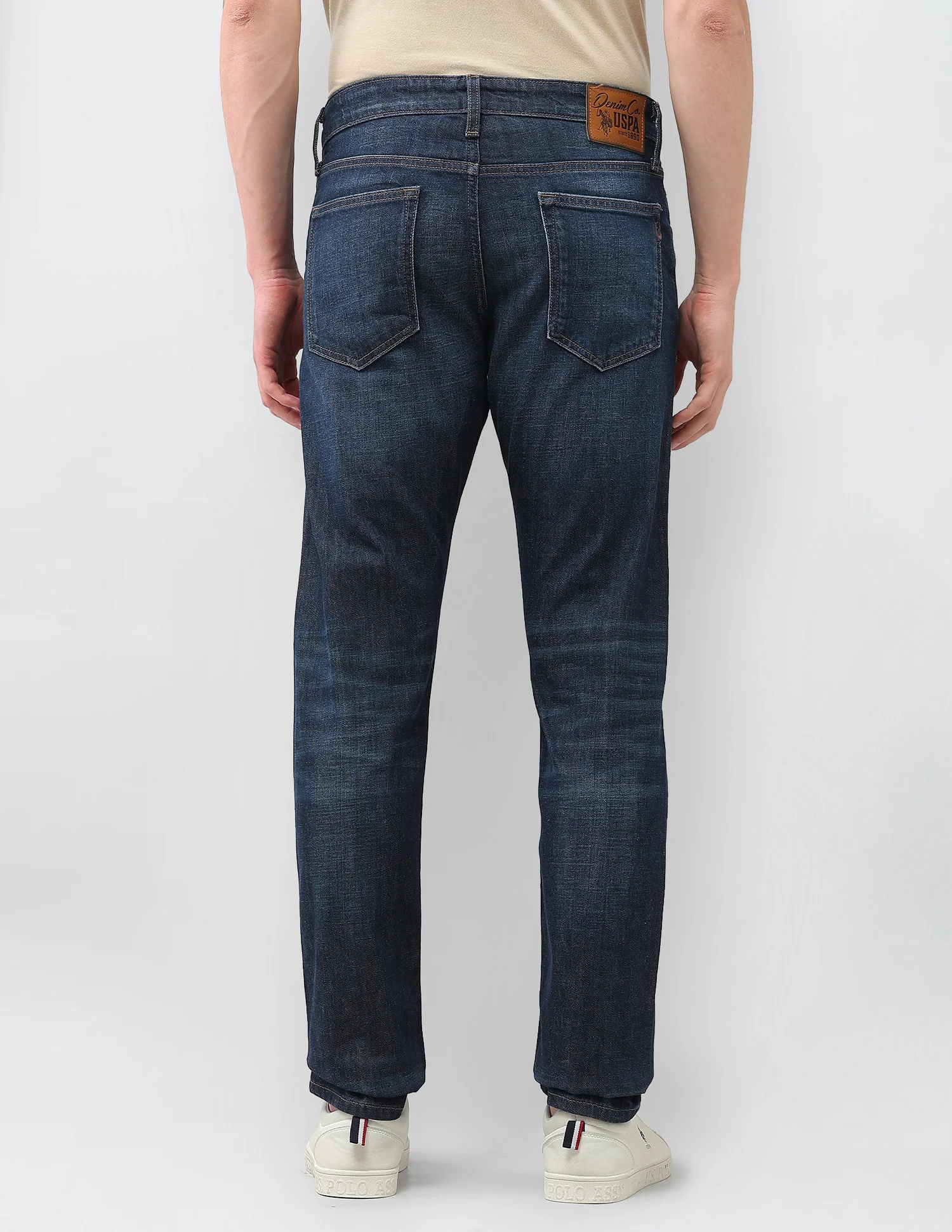 Brandon Slim Tapered Fit Blue Jeans - Image 5