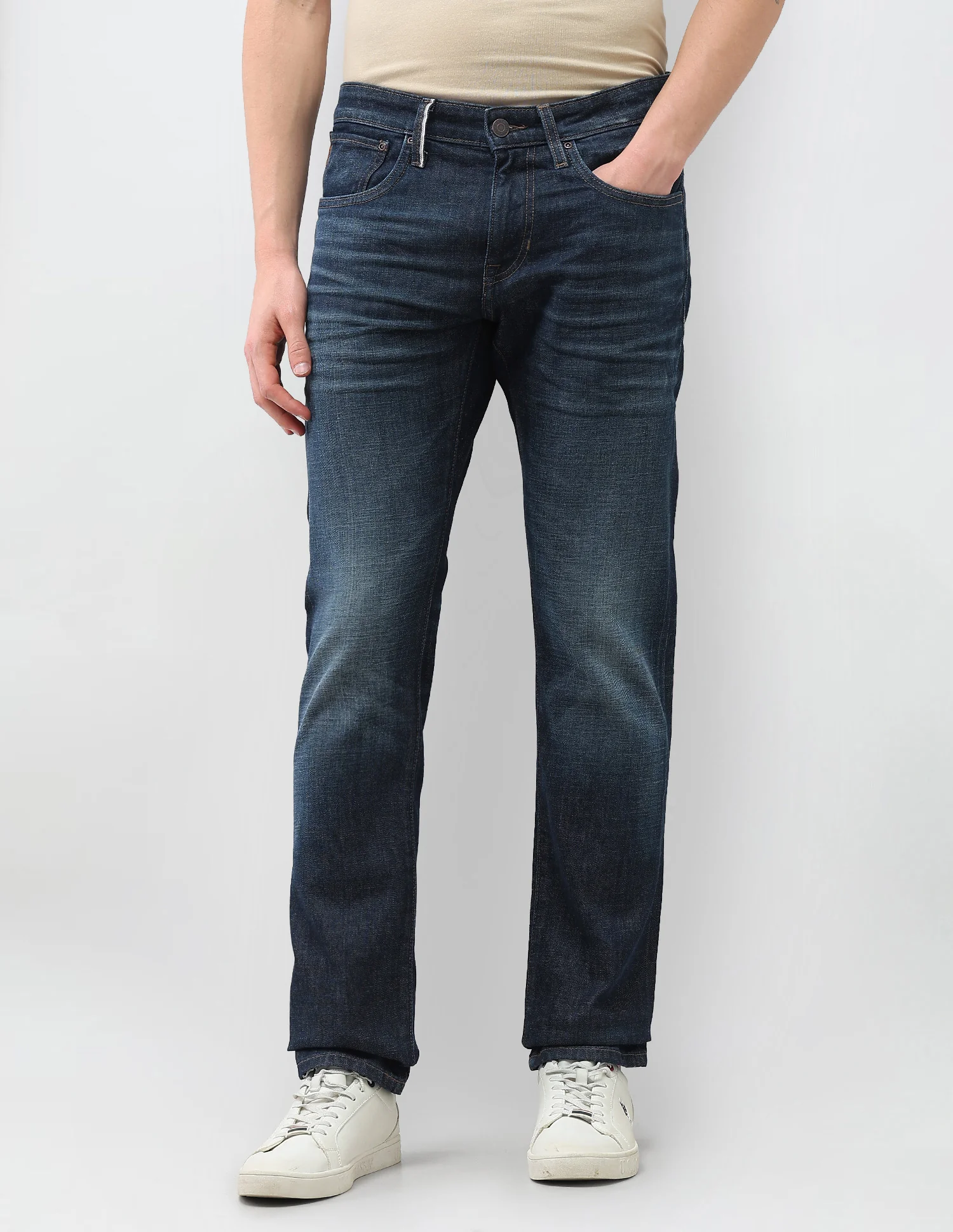 Brandon Slim Tapered Fit Blue Jeans - Image 6