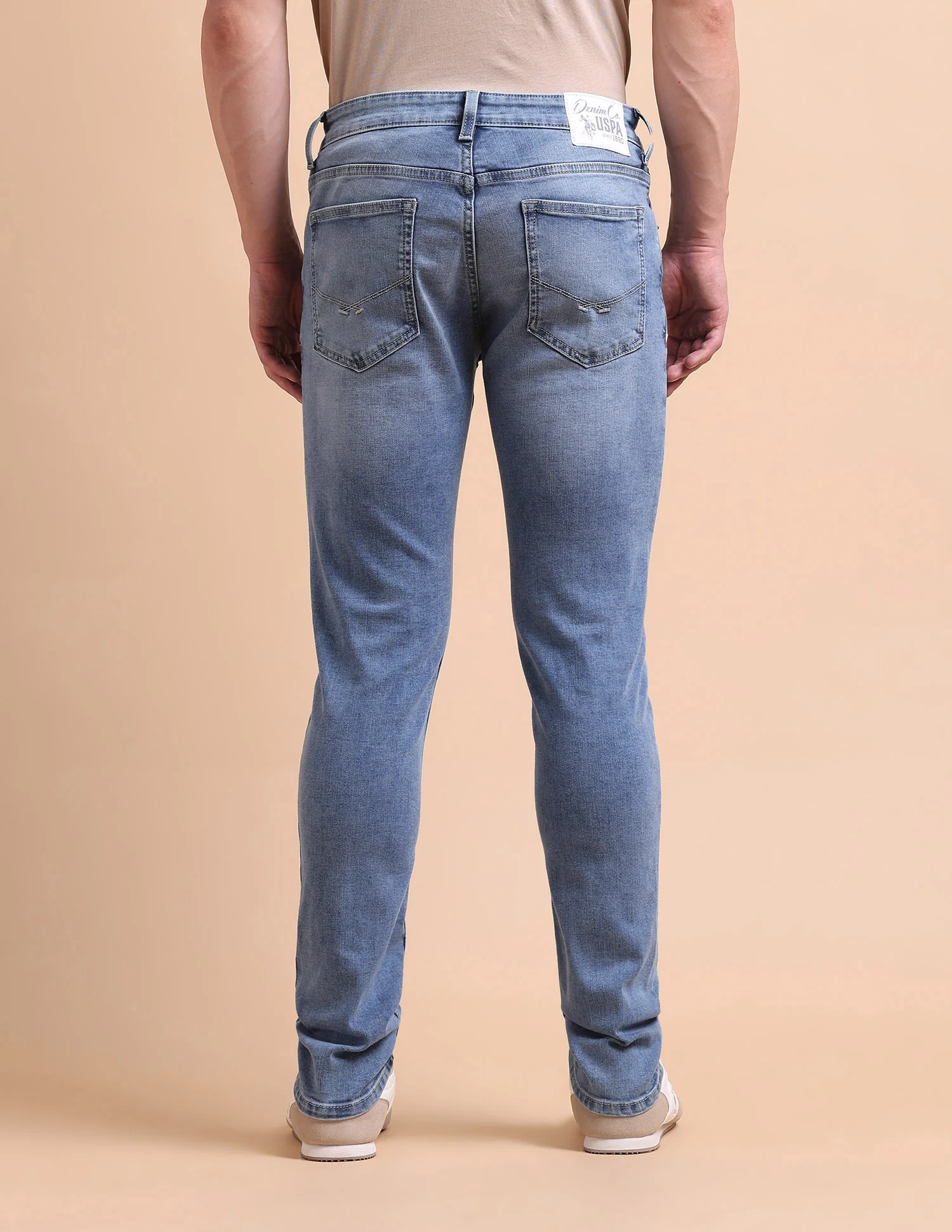 Brandon Slim Tapered Fit Blue Jeans - Image 5