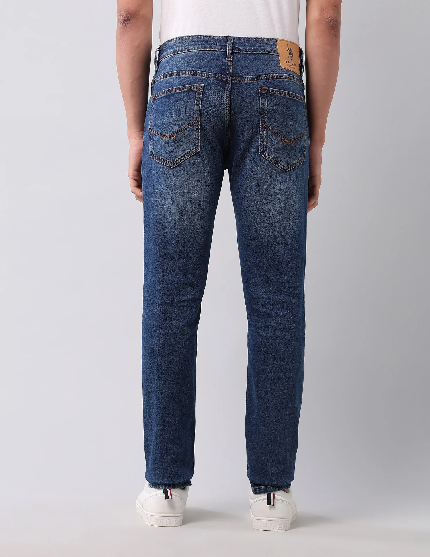 Brandon Slim Tapered Fit Blue Jeans - Image 5