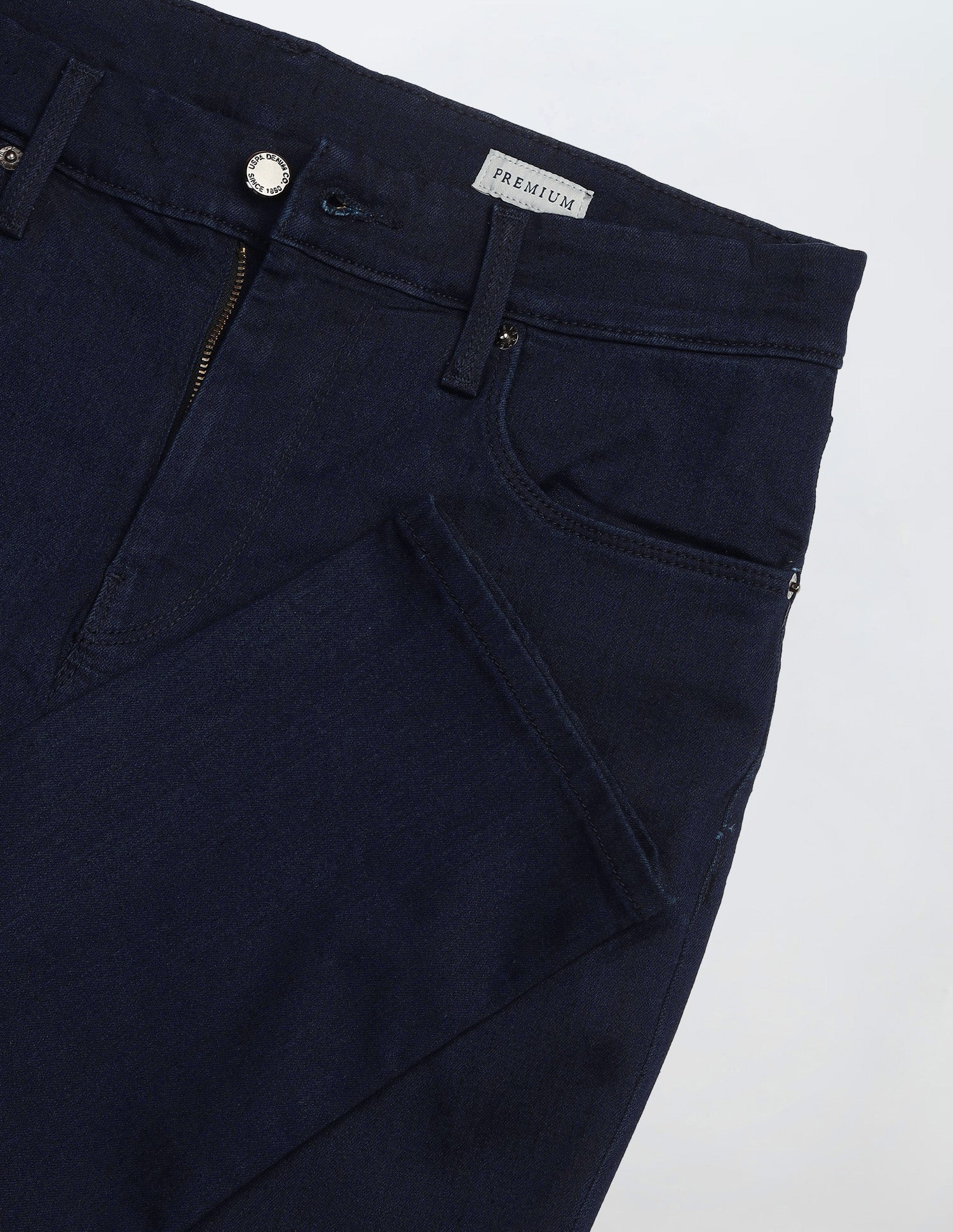 Brandon Slim Tapered Fit Blue Jeans - Image 2