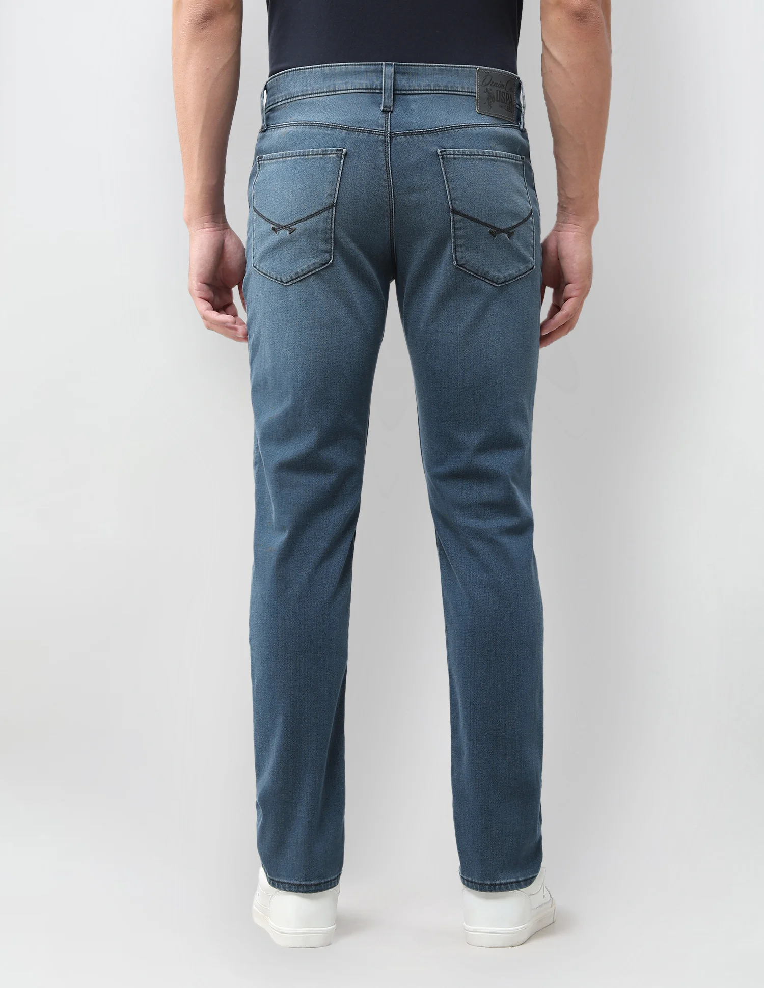 Brandon Slim Tapered Fit Blue Jeans - Image 5