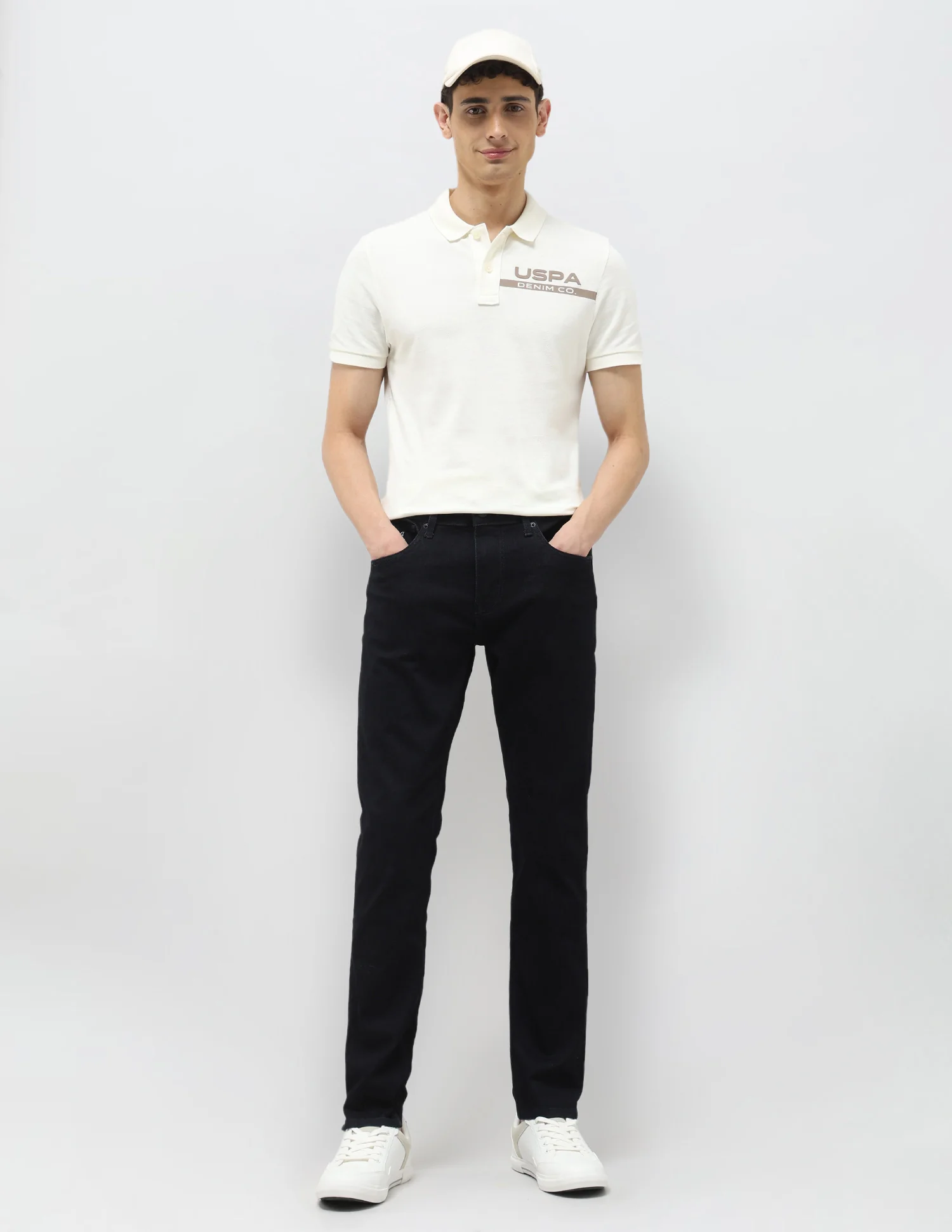 Brandon Slim Tapered Fit Blue Jeans - Image 3