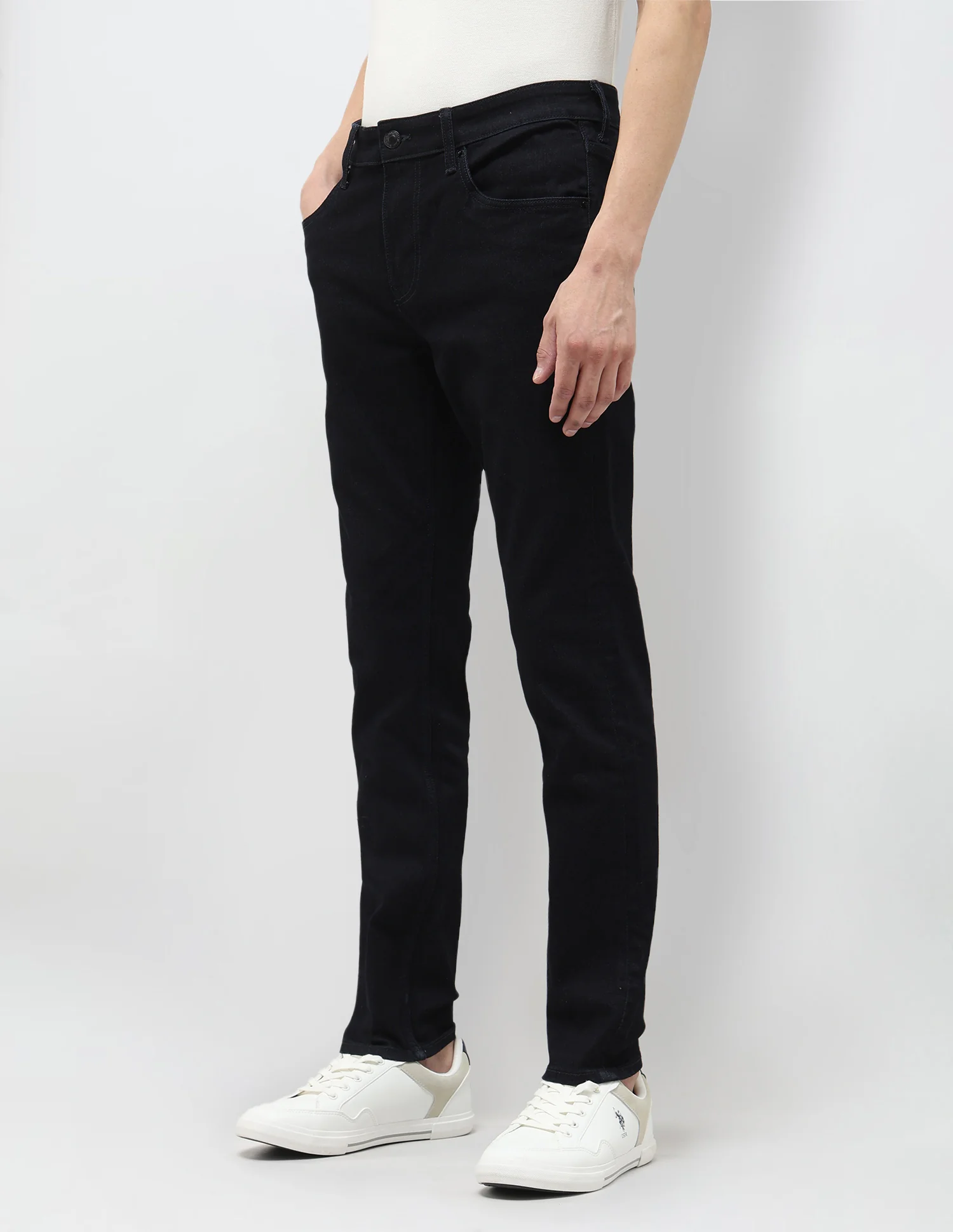 Brandon Slim Tapered Fit Blue Jeans - Image 4