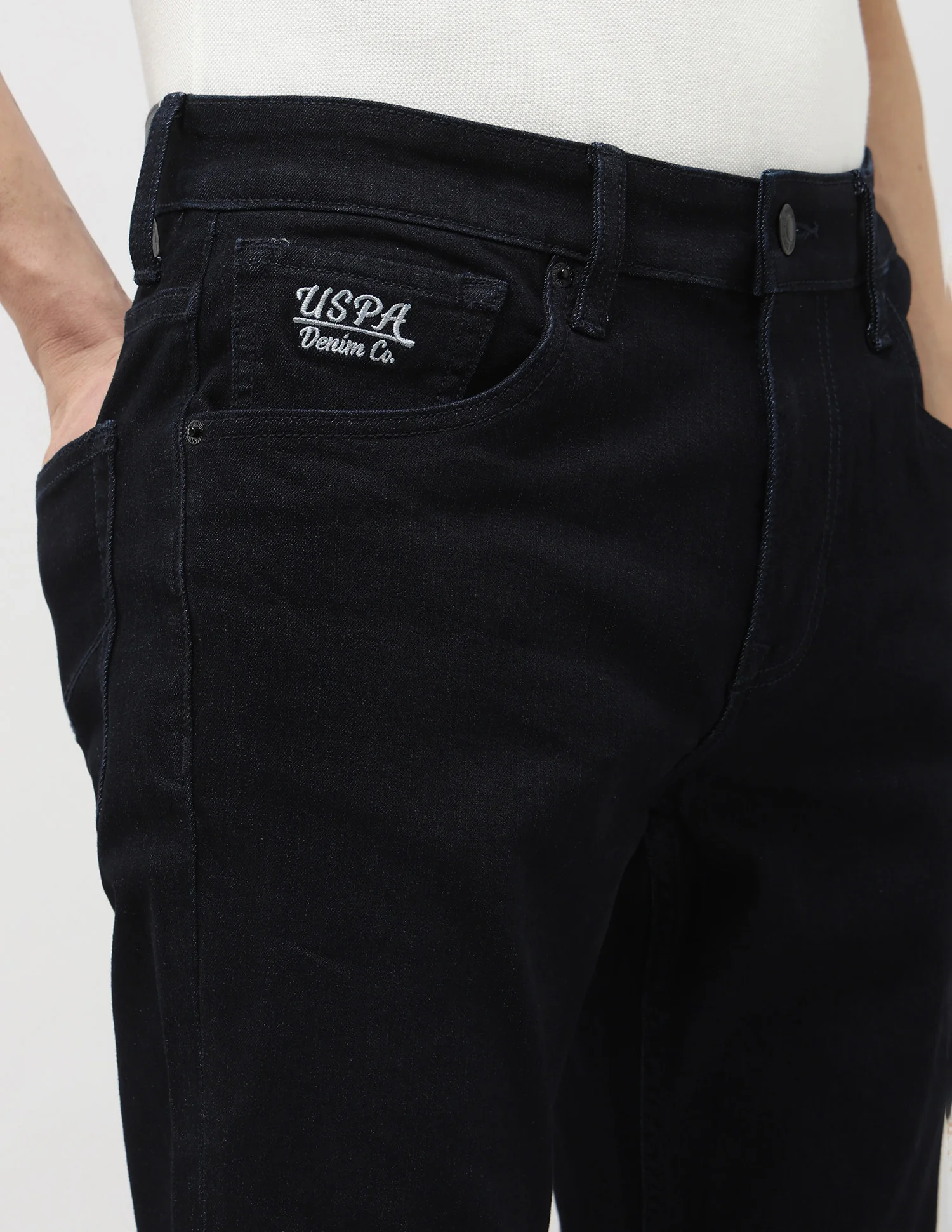 Brandon Slim Tapered Fit Blue Jeans - Image 7