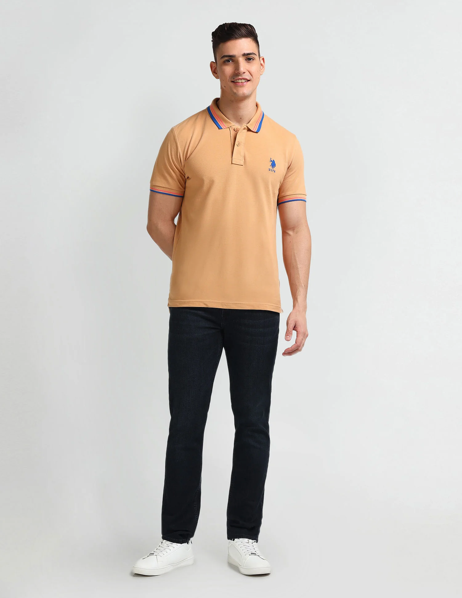 Brandon Slim Tapered Fit Blue Jeans - Image 3