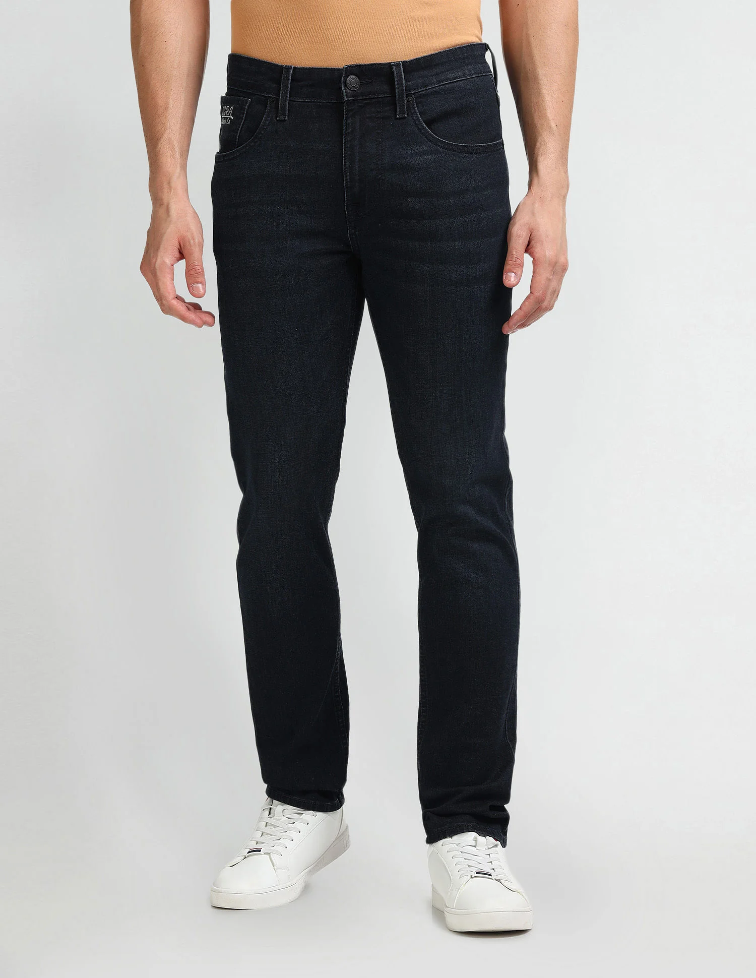 Brandon Slim Tapered Fit Blue Jeans - Image 6
