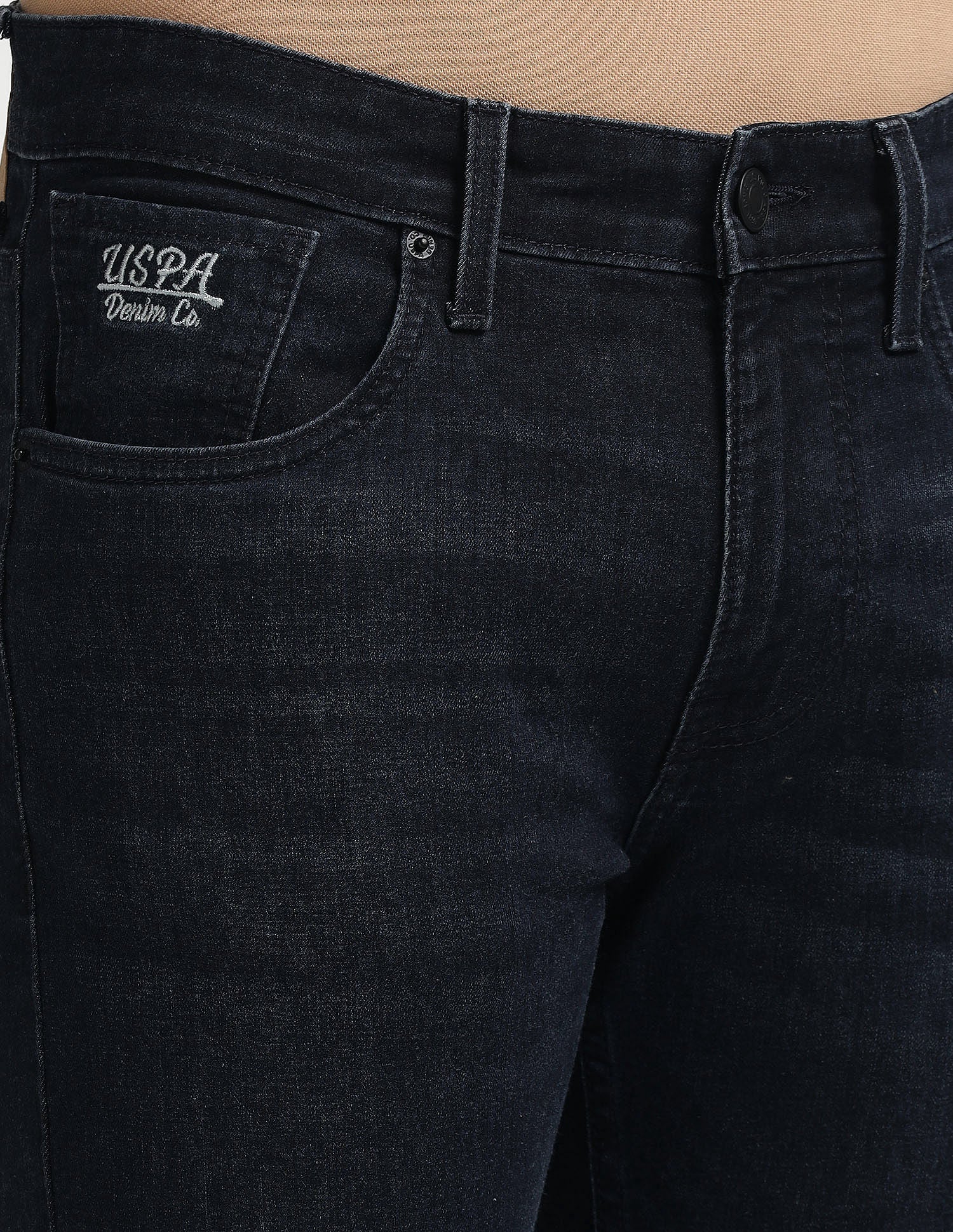 Brandon Slim Tapered Fit Blue Jeans - Image 7