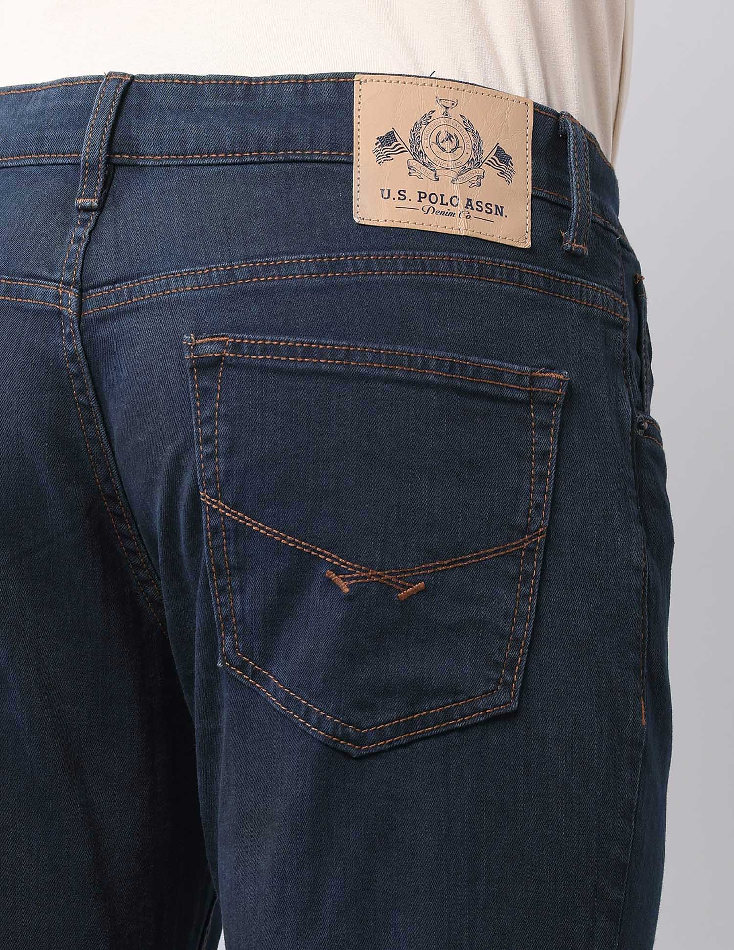 Brandon Slim Tapered Fit Blue Jeans - Image 8