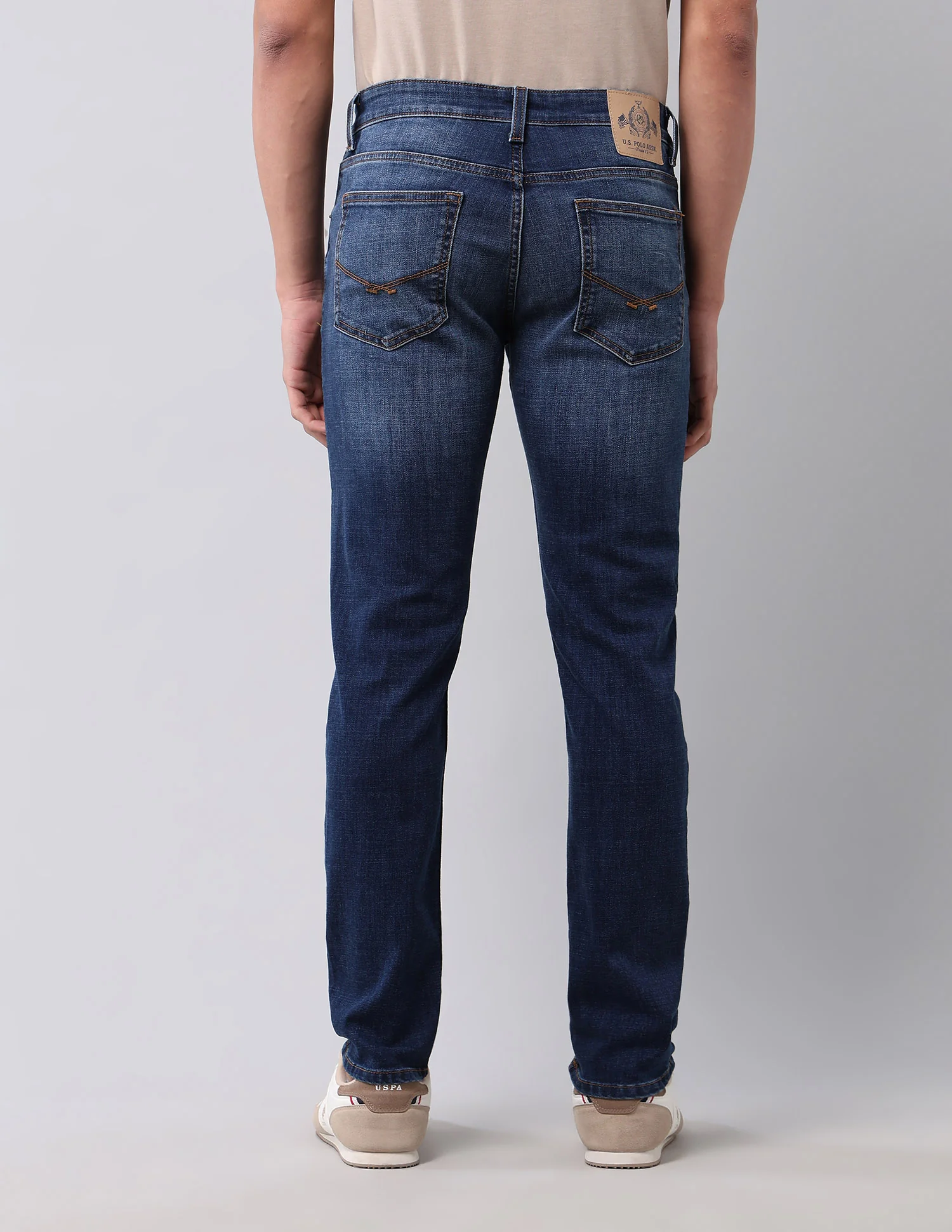Brandon Slim Tapered Fit Blue Jeans - Image 5