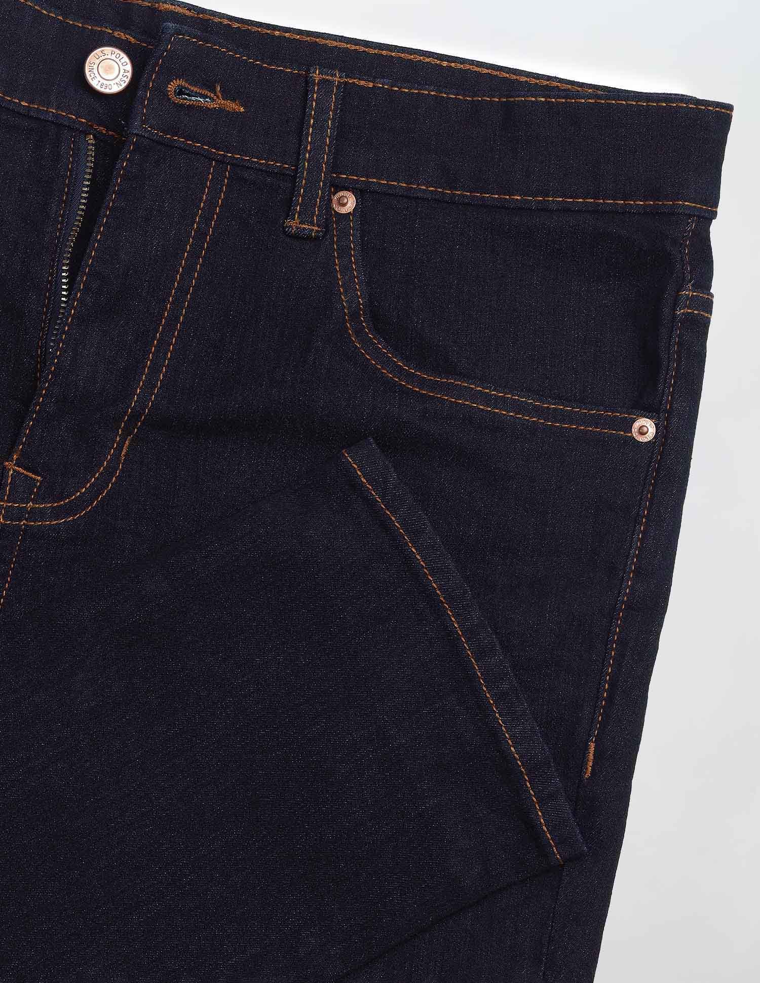 Brandon Slim Tapered Fit Blue Jeans - Image 2