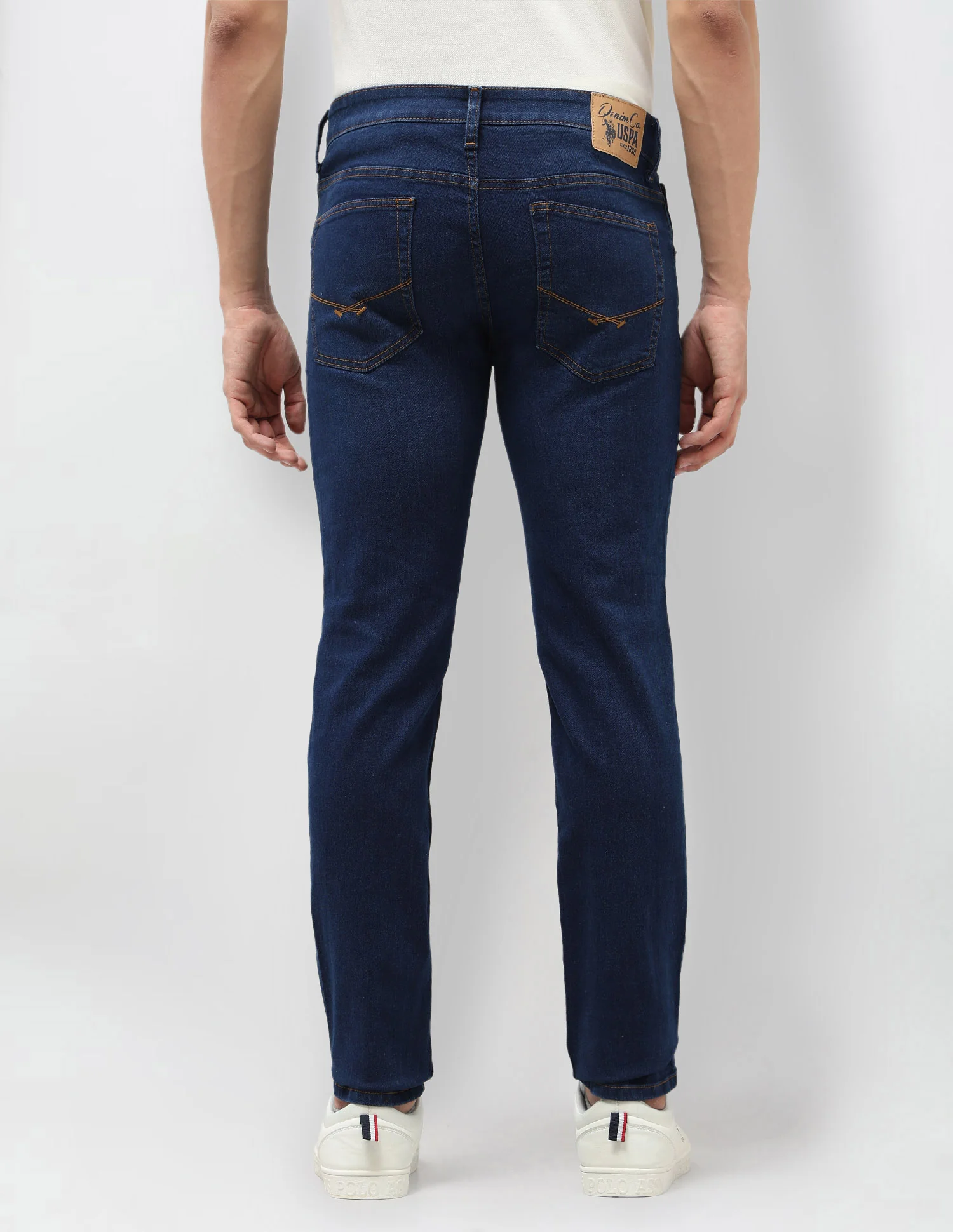 Brandon Slim Tapered Fit Blue Jeans - Image 5