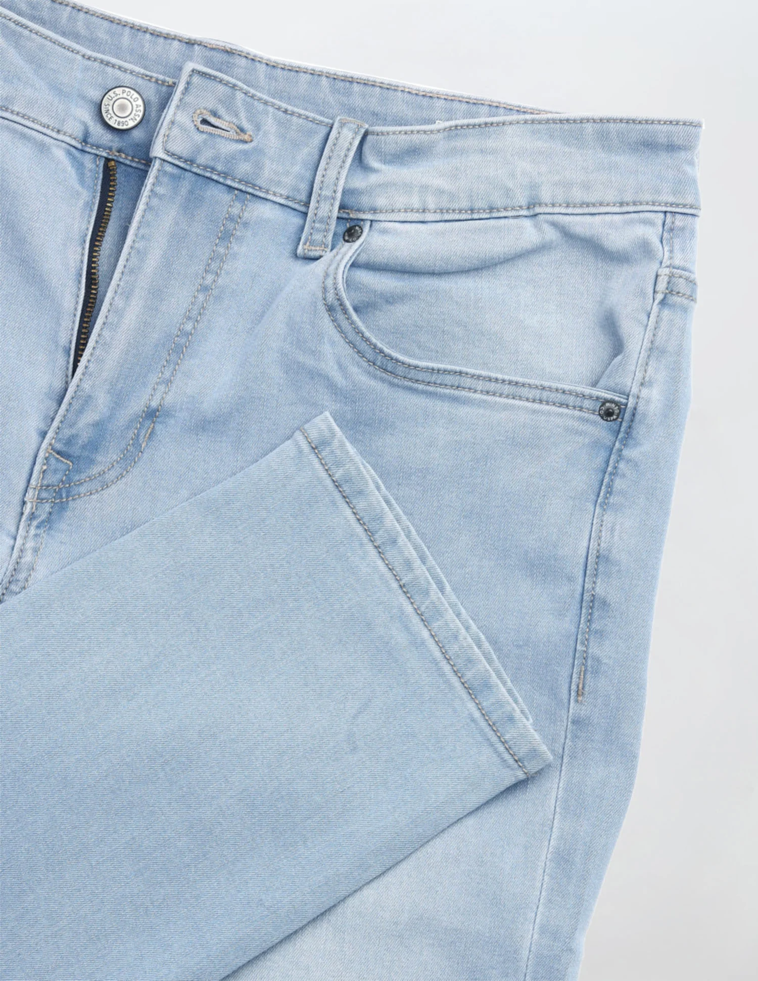 Brandon Slim Tapered Fit Blue Jeans - Image 2